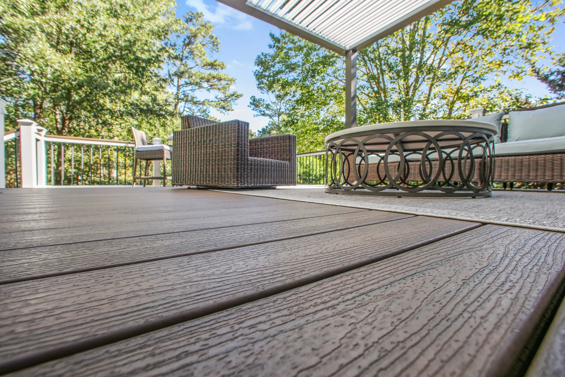 Covered deck in Alpharetta, GA by HomeVantage