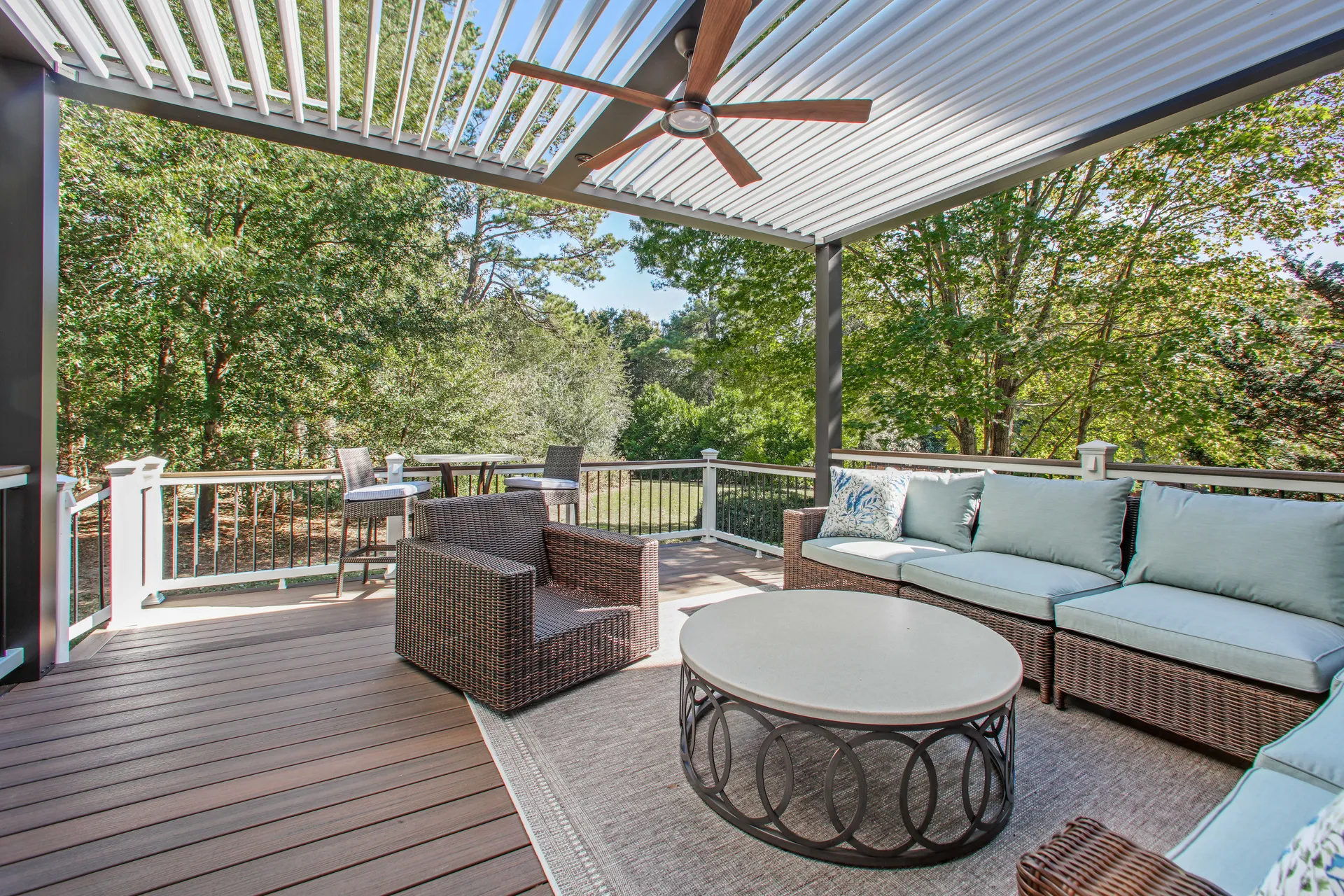 Covered deck in Alpharetta, GA by HomeVantage