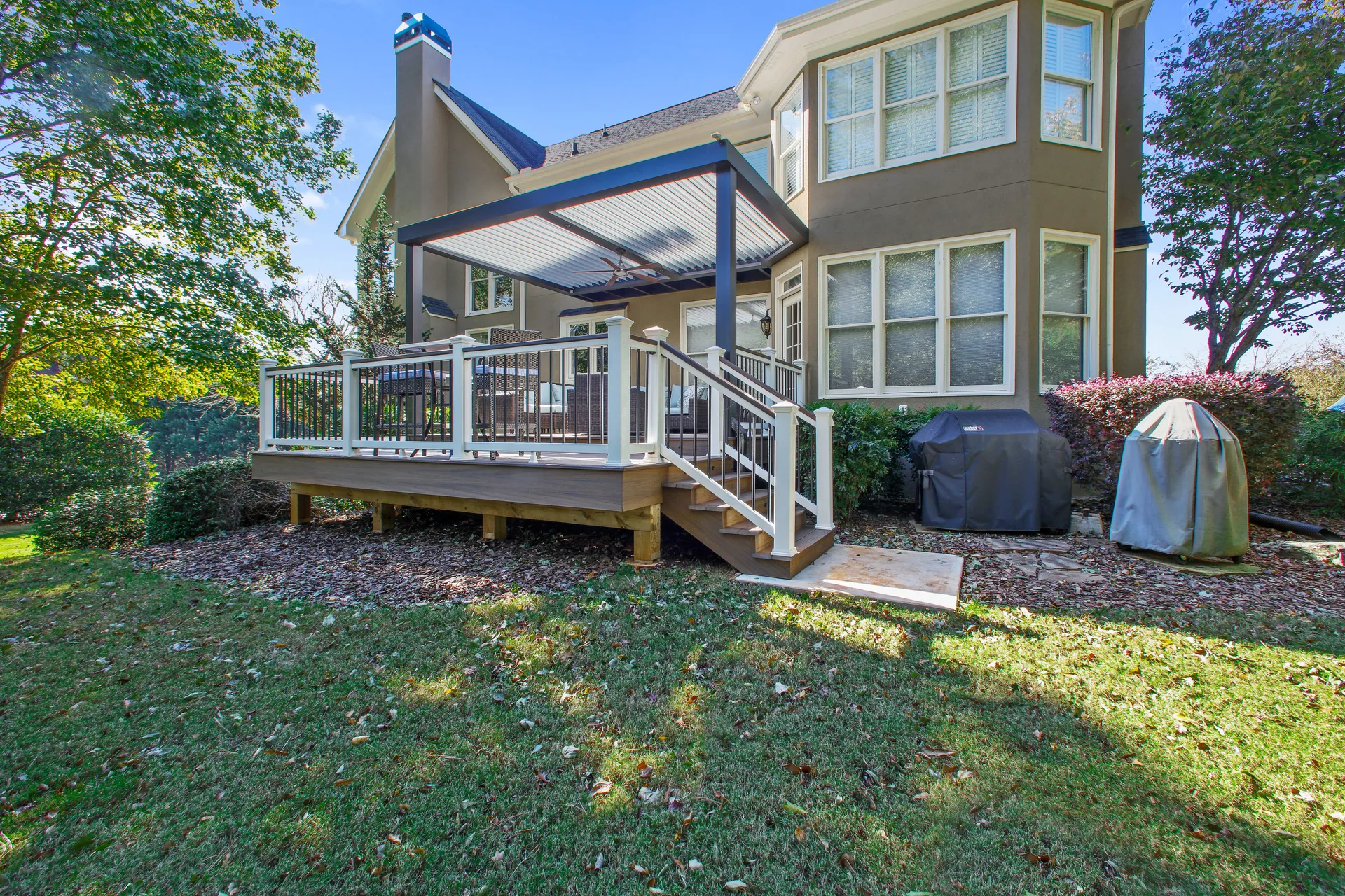 Covered deck in Alpharetta, GA by HomeVantage