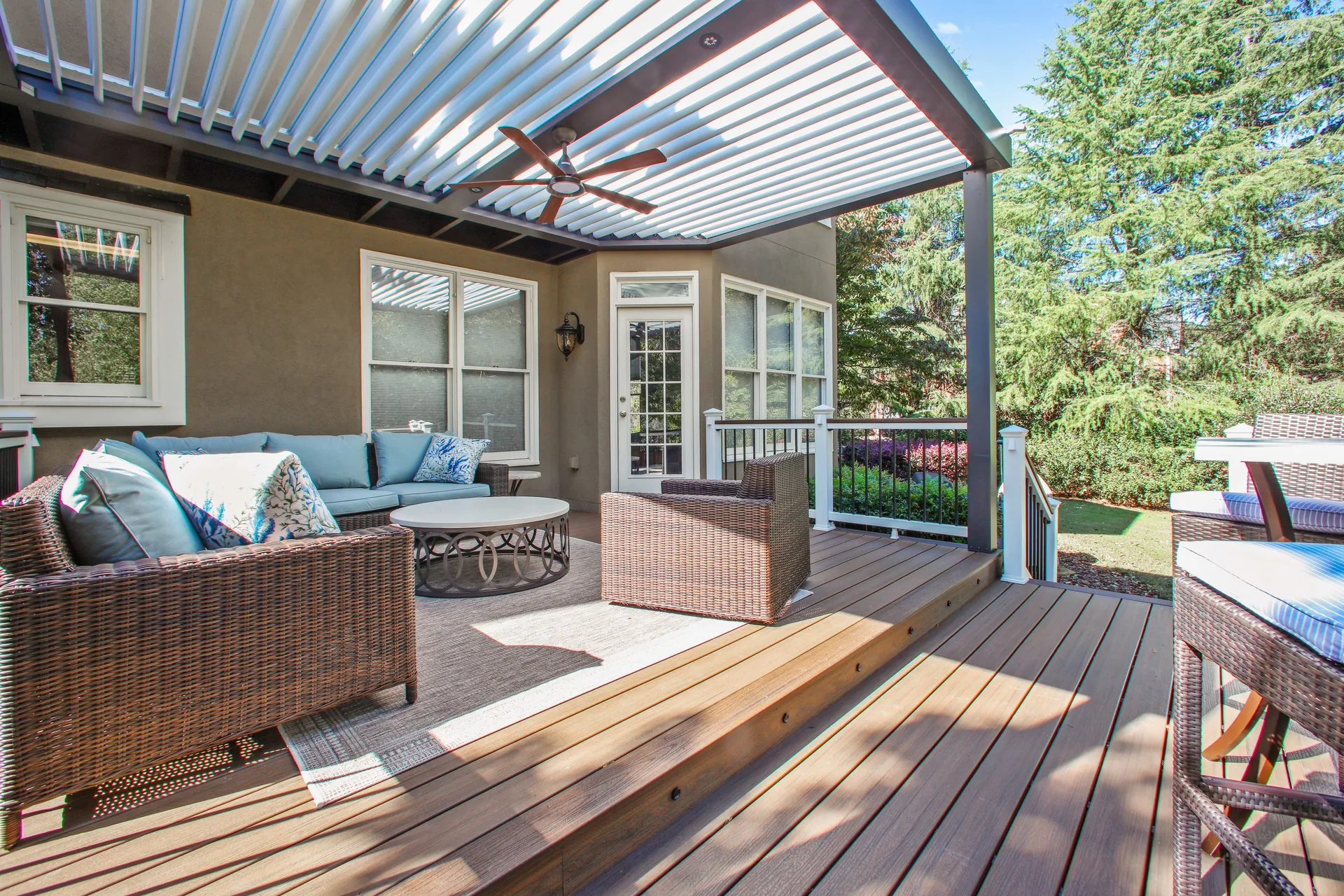 Covered deck in Alpharetta, GA by HomeVantage