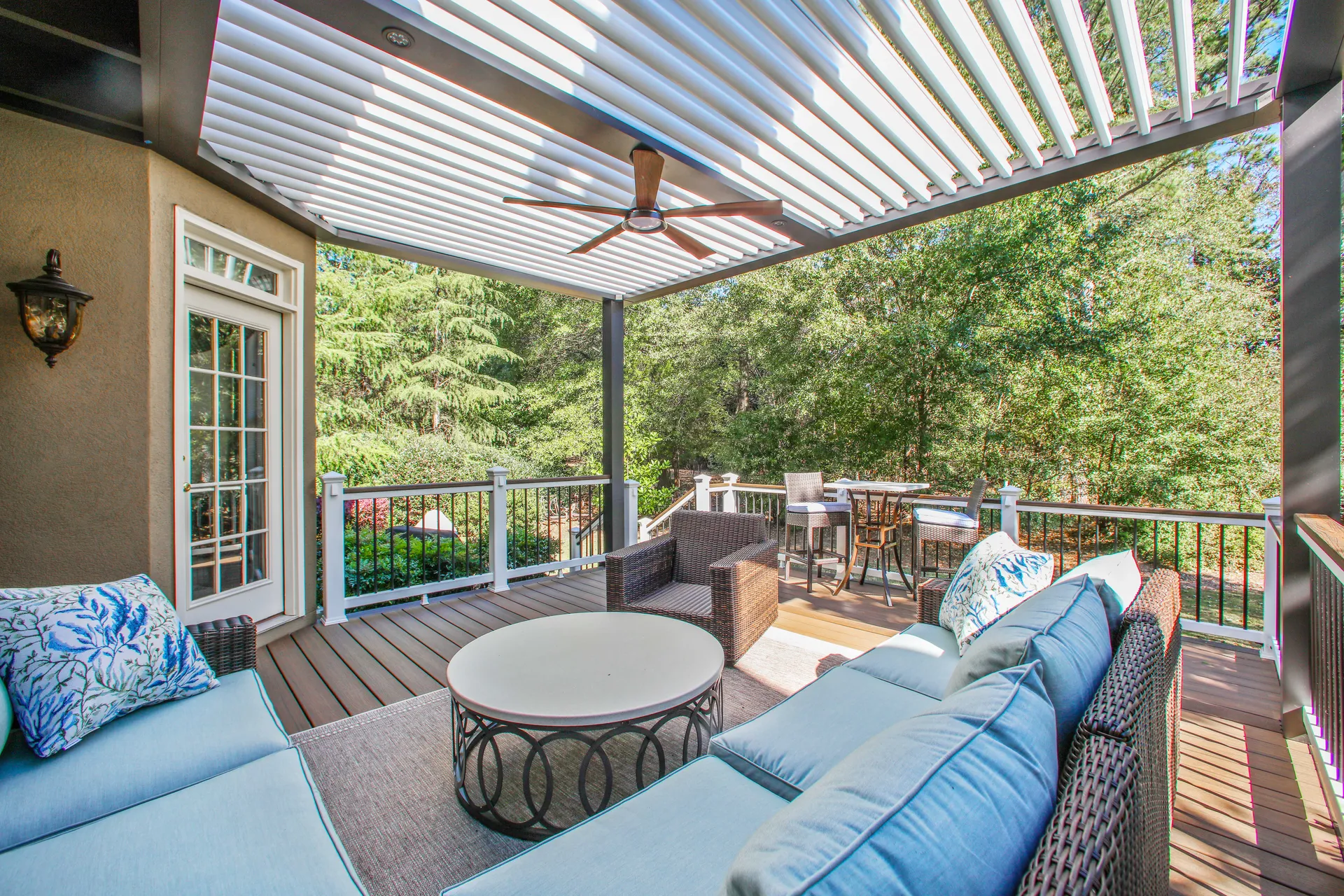 Covered deck in Alpharetta, GA by HomeVantage