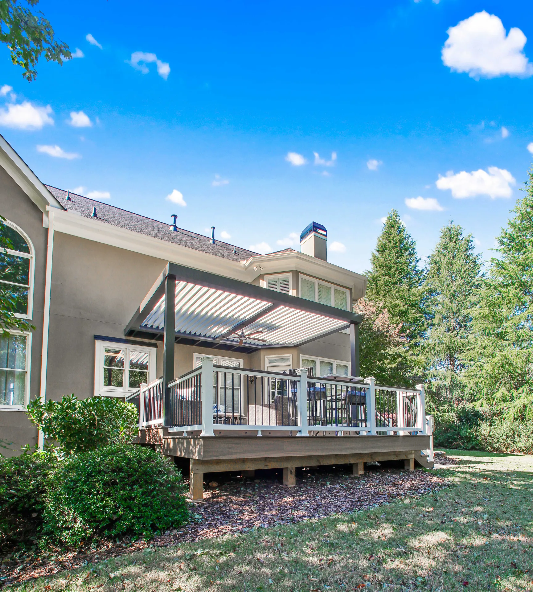 Covered deck in Alpharetta, GA by HomeVantage