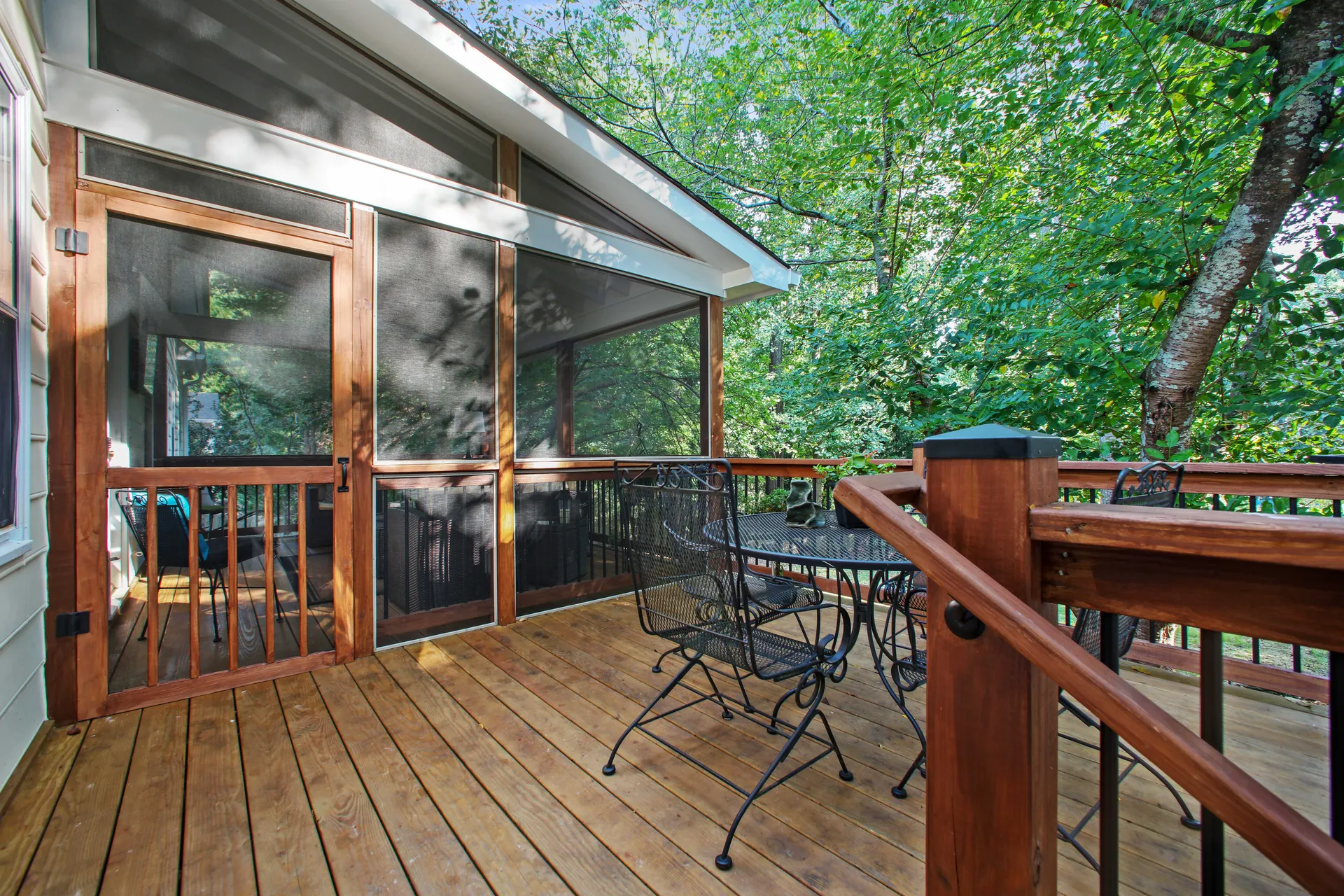 Covered deck in Alpharetta, GA by HomeVantage