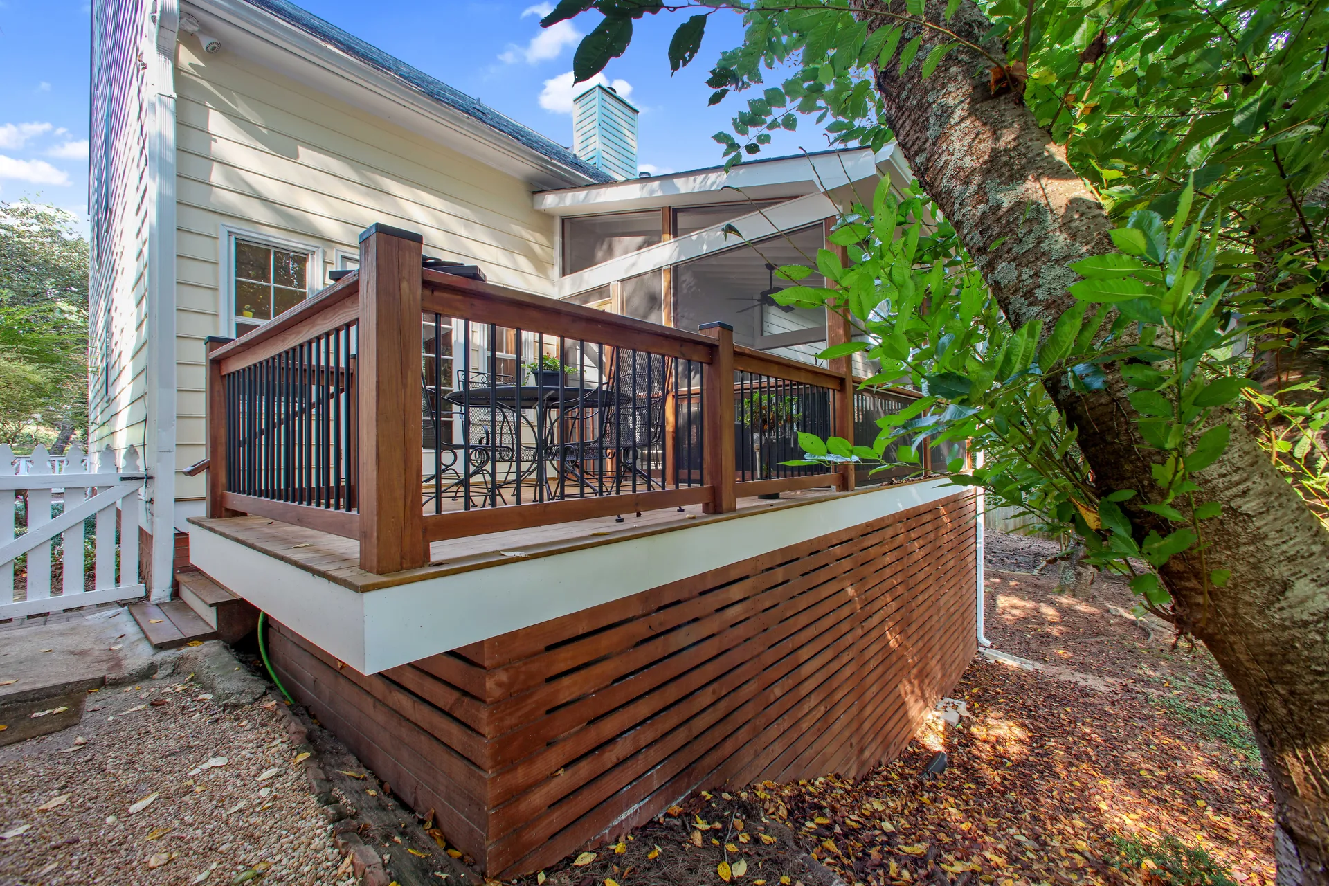 Covered deck in Alpharetta, GA by HomeVantage