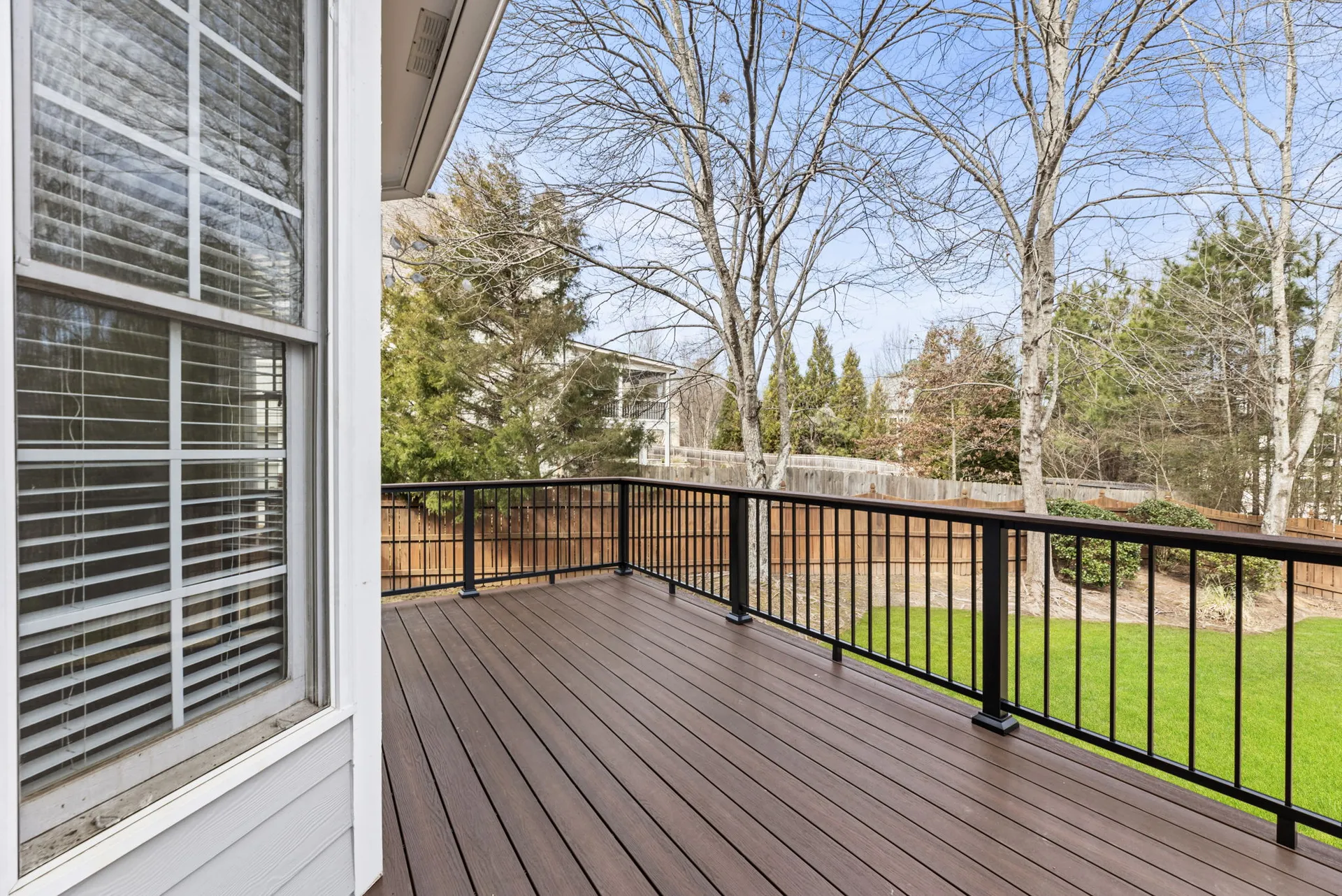 Covered deck in Alpharetta, GA by HomeVantage