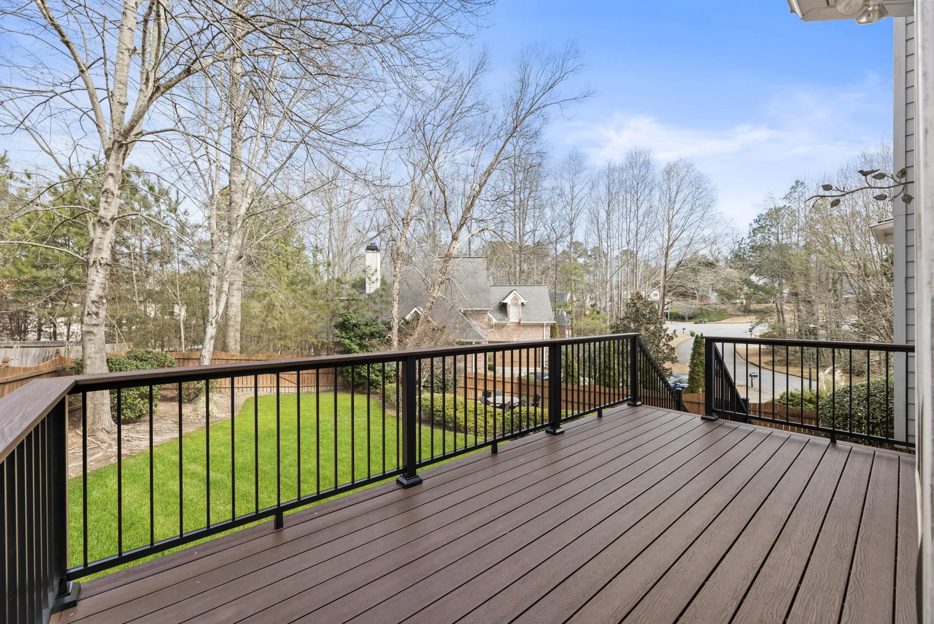 Covered deck in Alpharetta, GA by HomeVantage