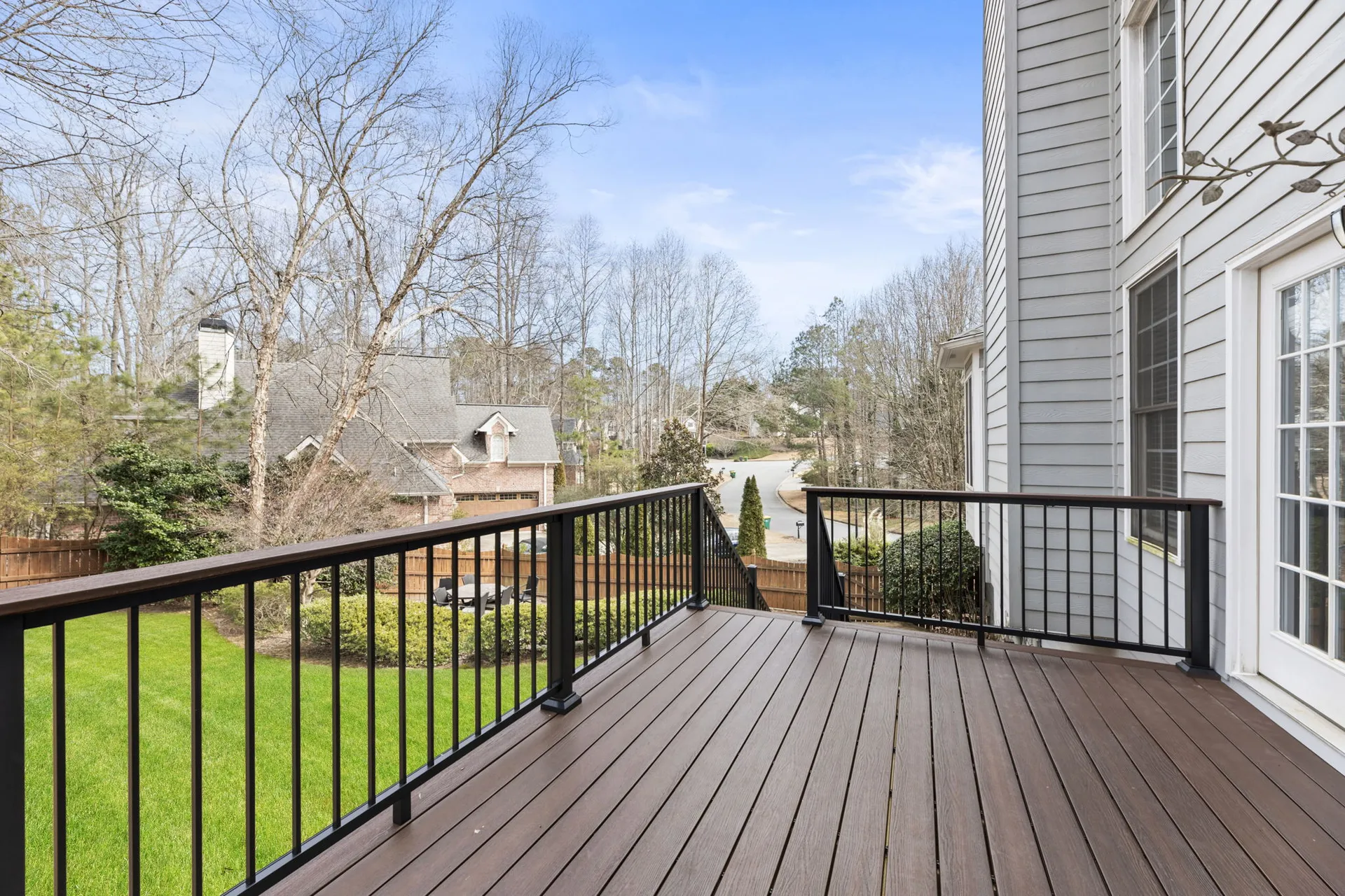 Covered deck in Alpharetta, GA by HomeVantage