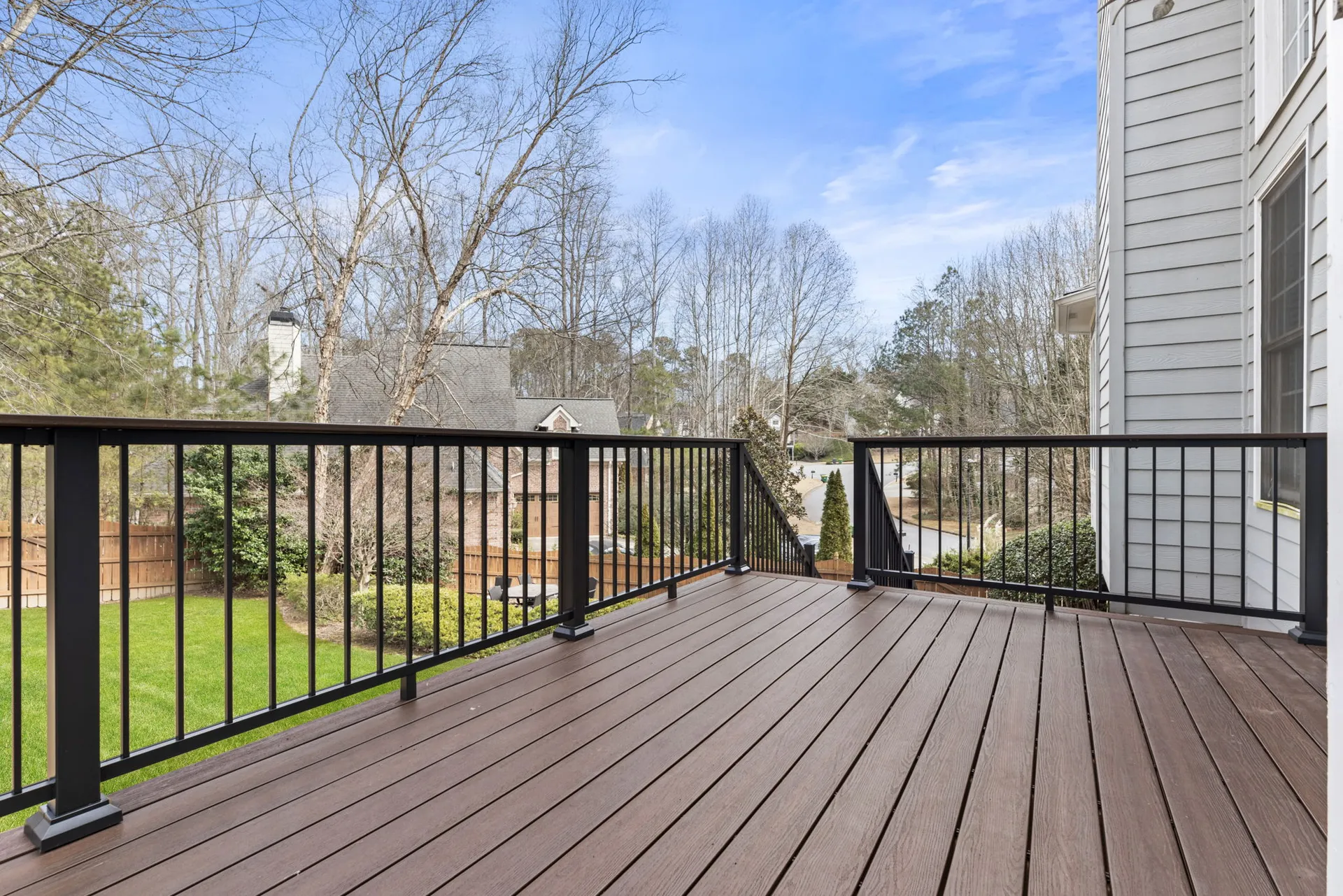 Covered deck in Alpharetta, GA by HomeVantage