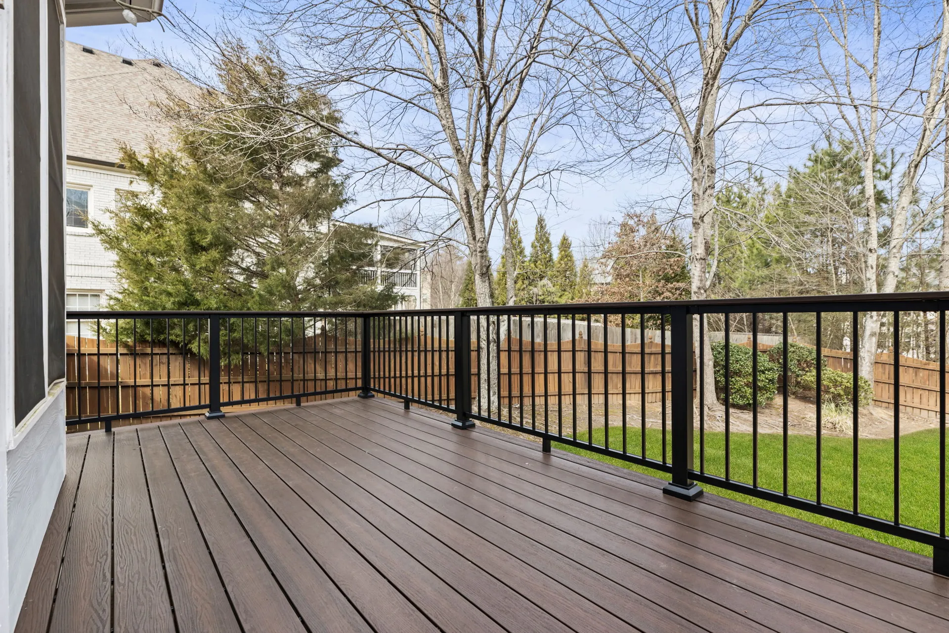Covered deck in Alpharetta, GA by HomeVantage