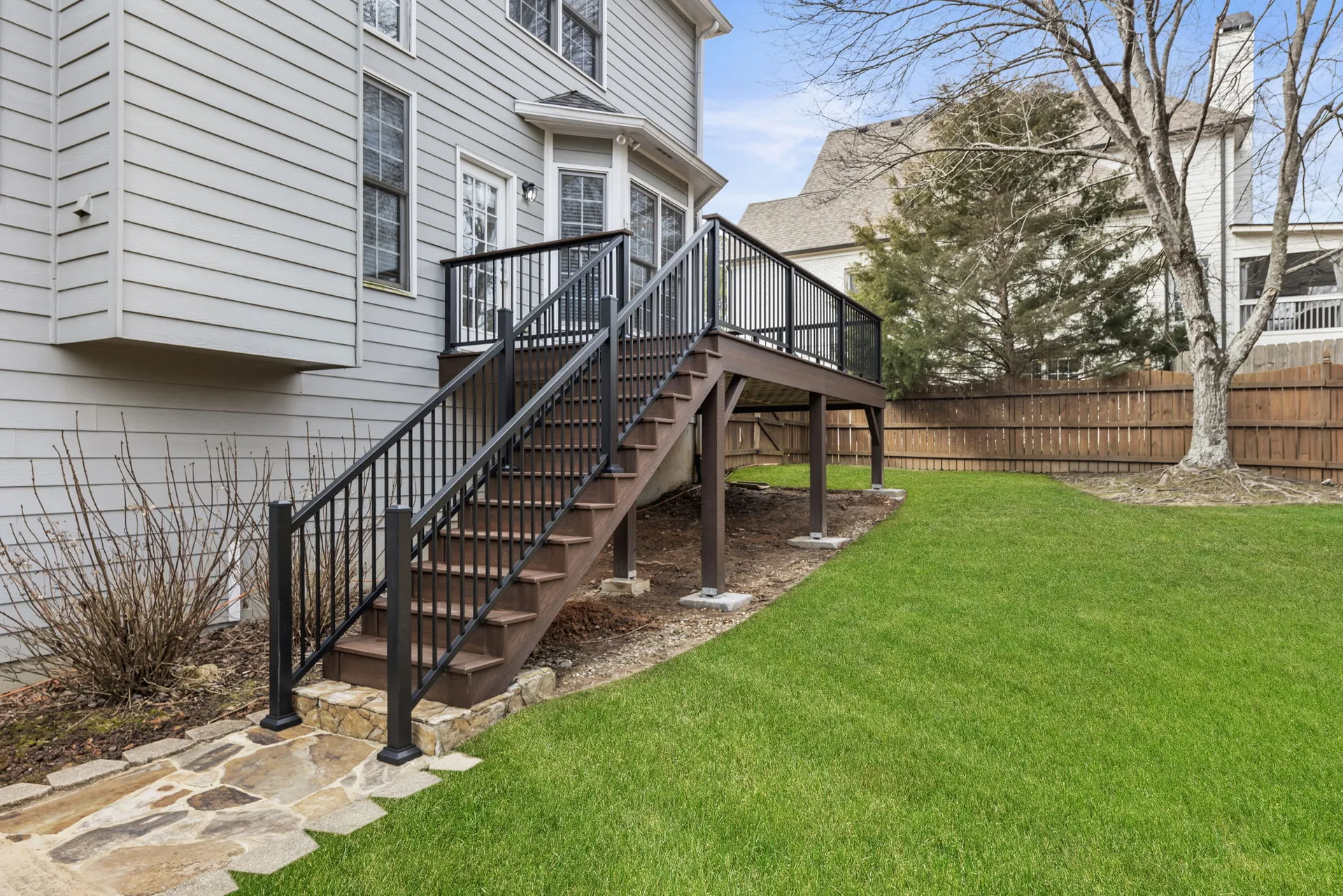 Covered deck in Alpharetta, GA by HomeVantage