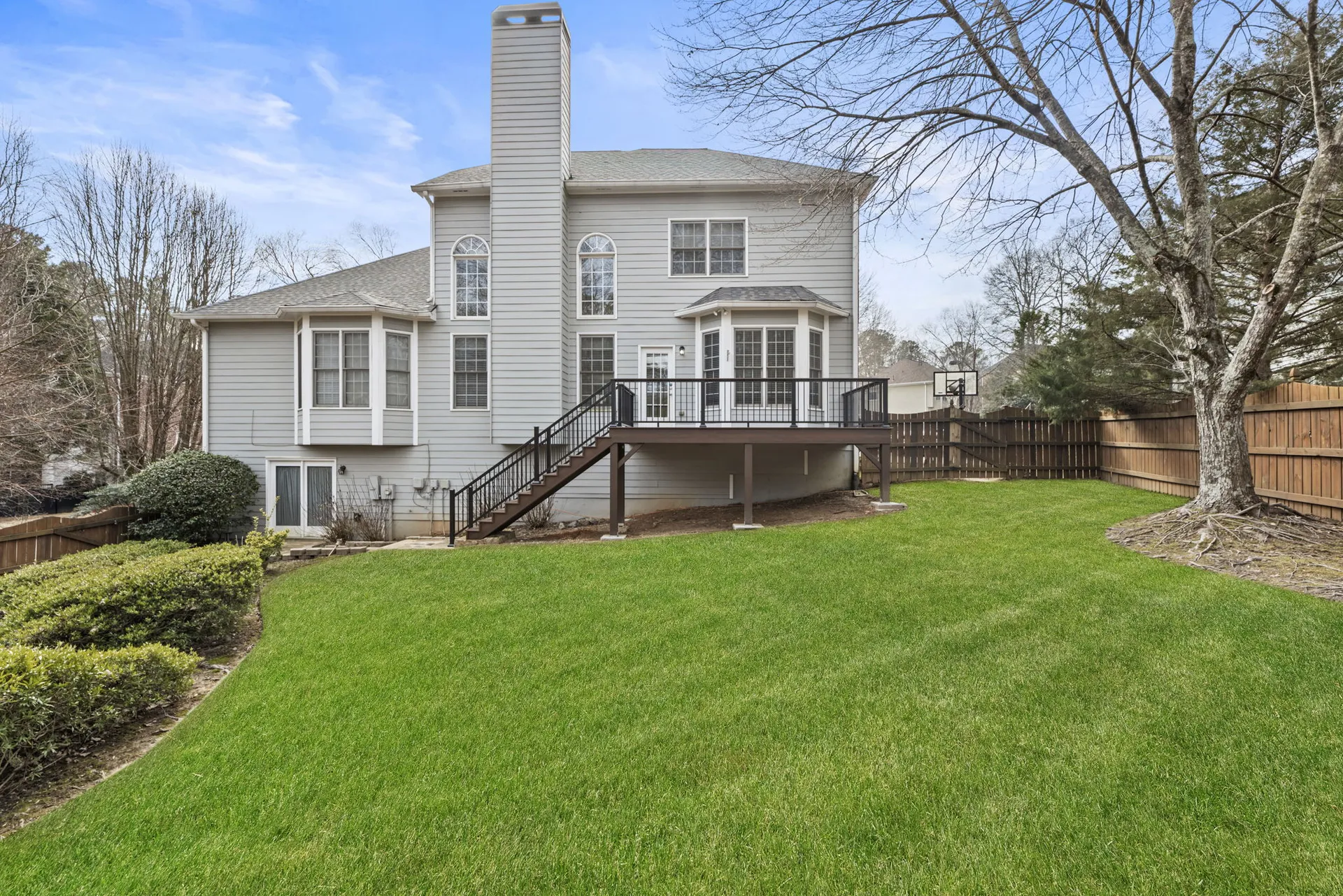 Covered deck in Alpharetta, GA by HomeVantage