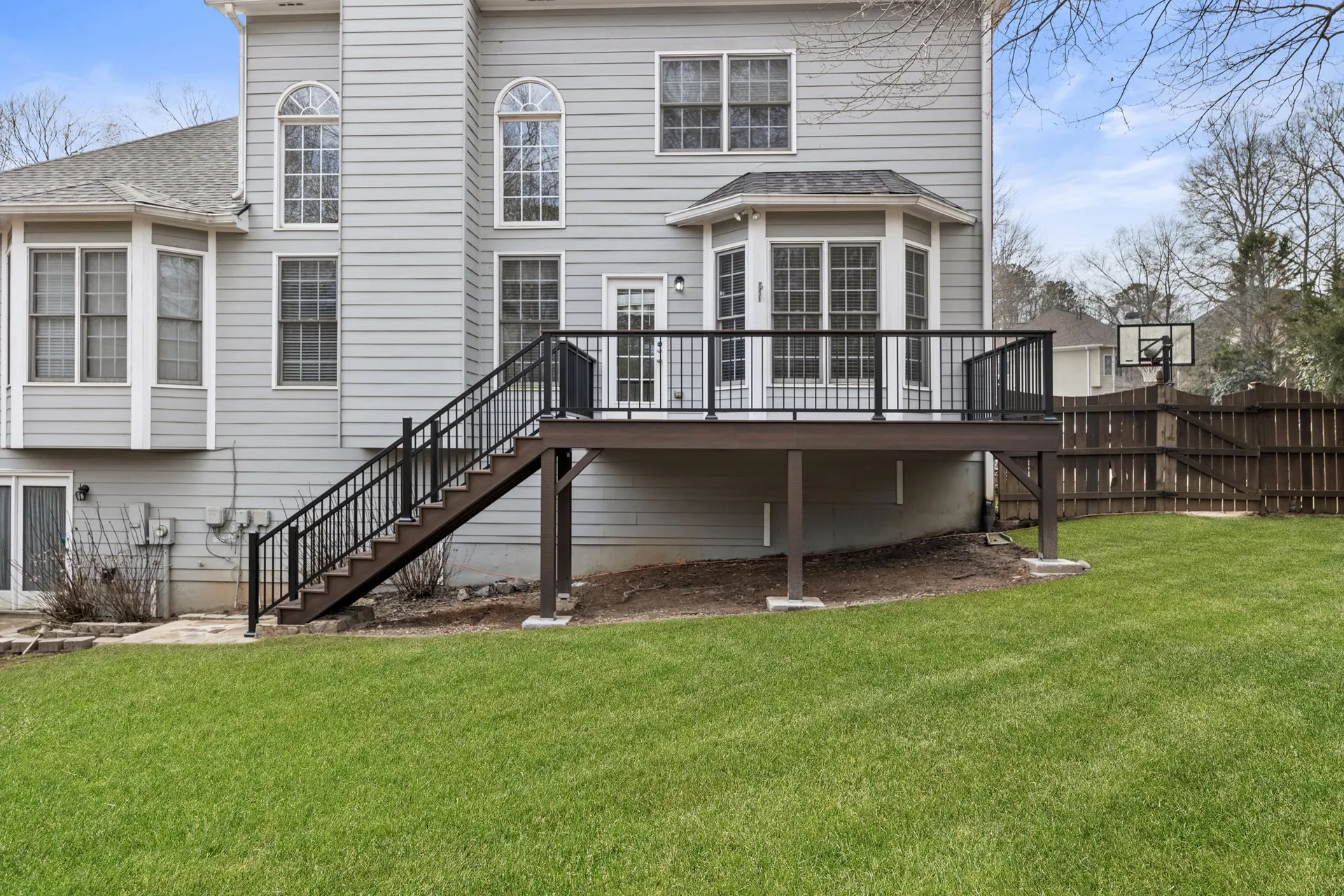 Covered deck in Alpharetta, GA by HomeVantage