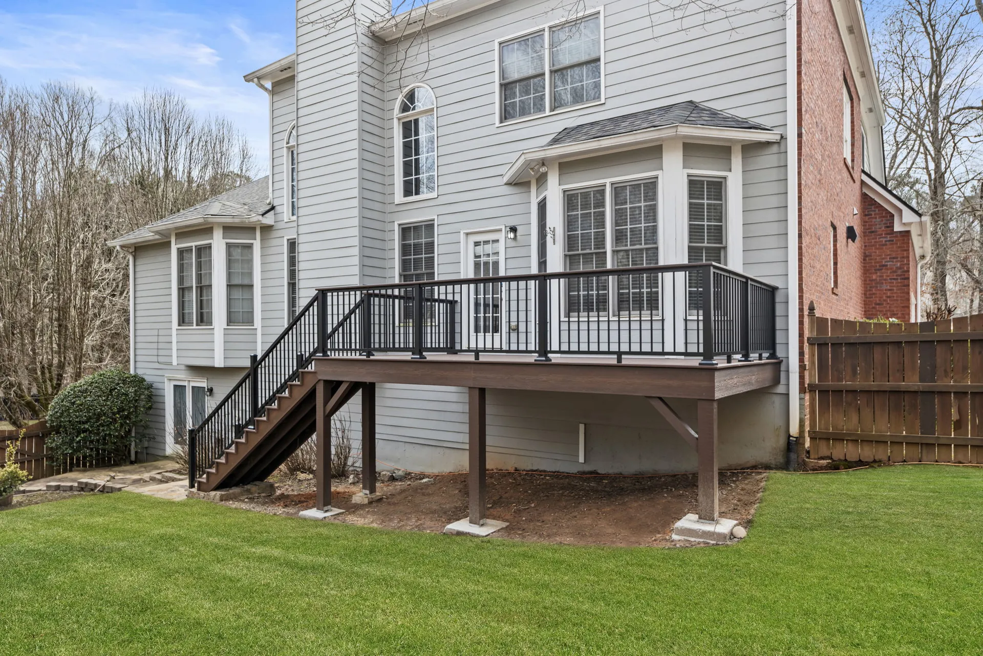 Covered deck in Alpharetta, GA by HomeVantage