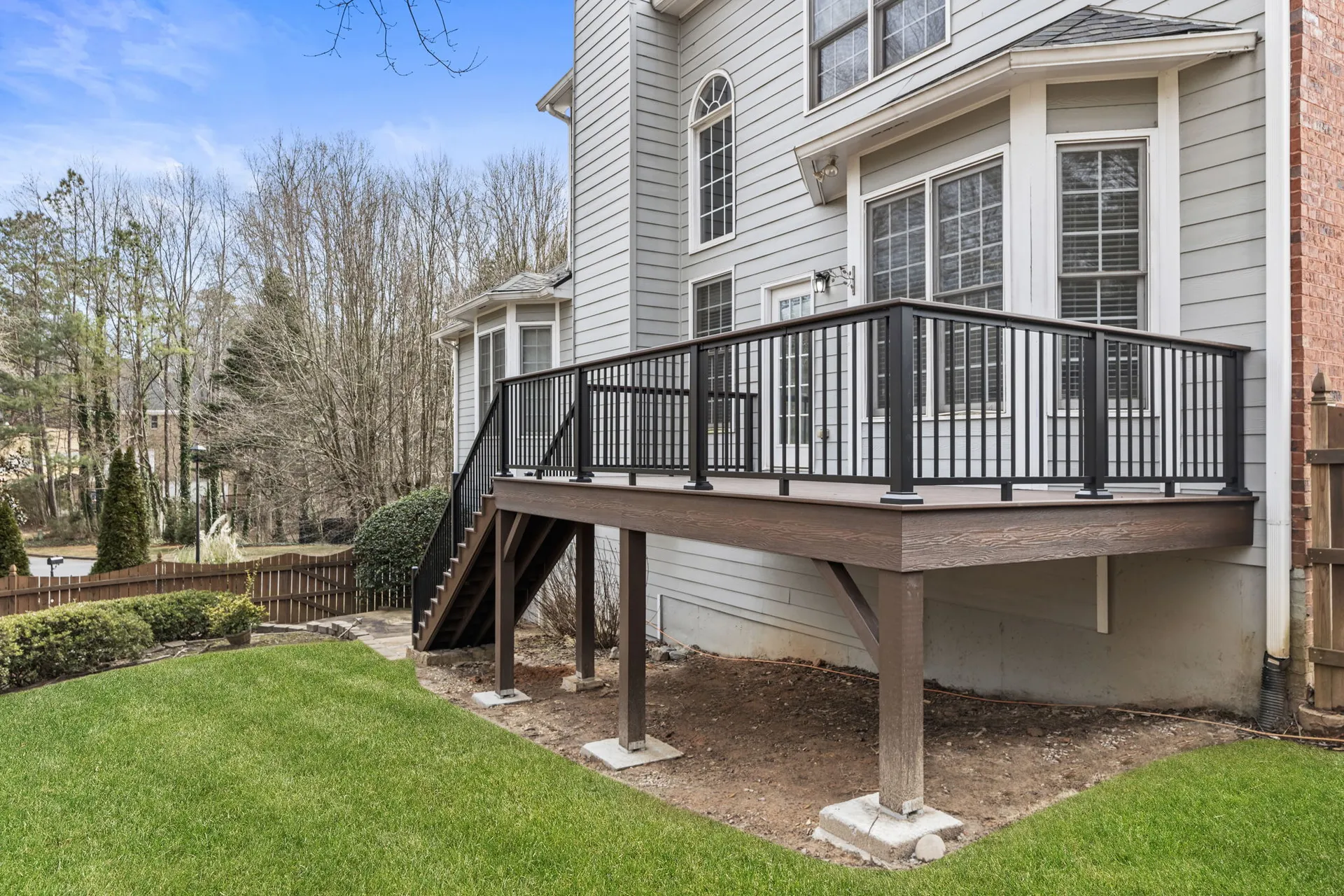 Covered deck in Alpharetta, GA by HomeVantage