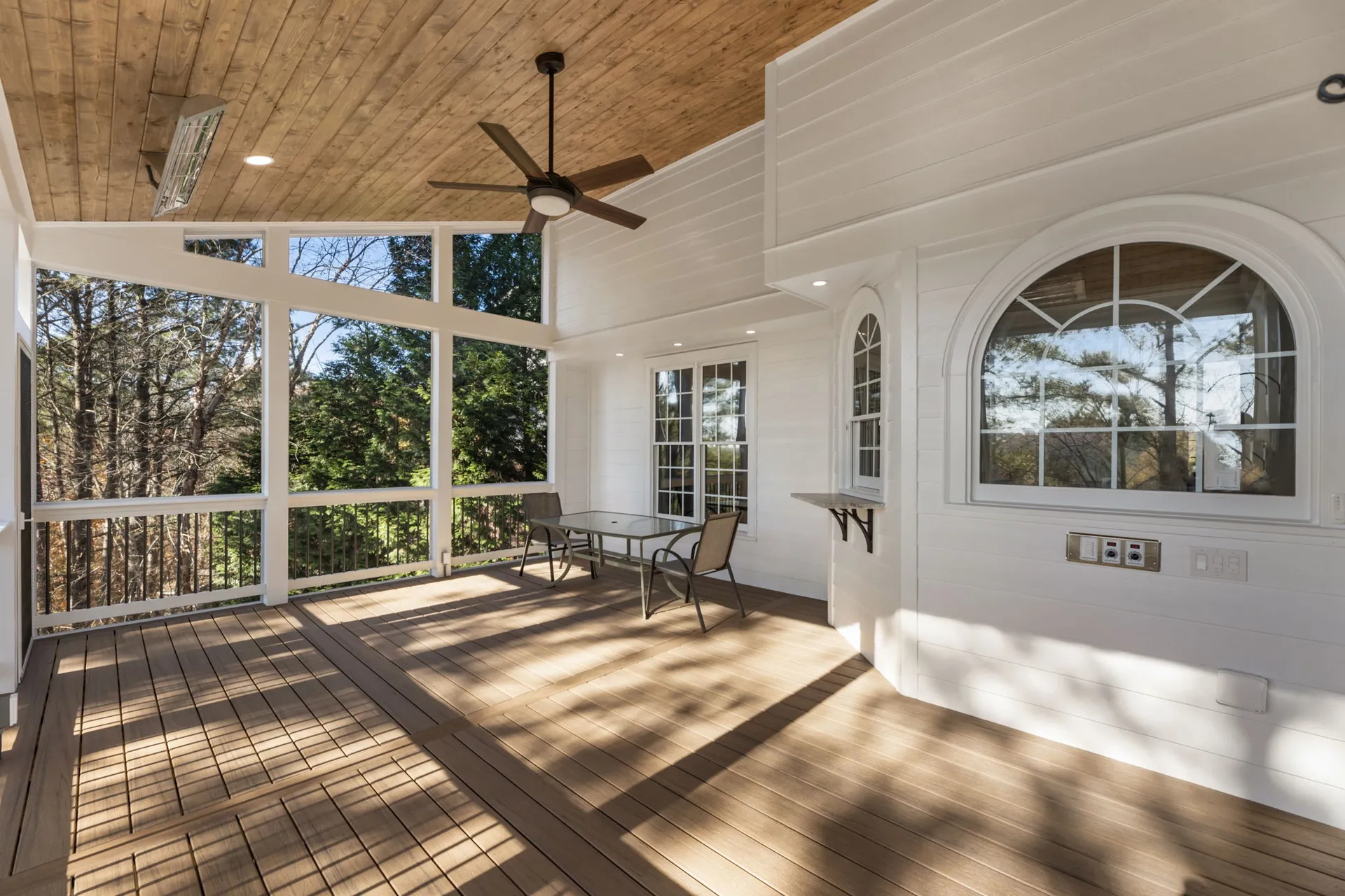 Covered deck in Cumming, GA by HomeVantage