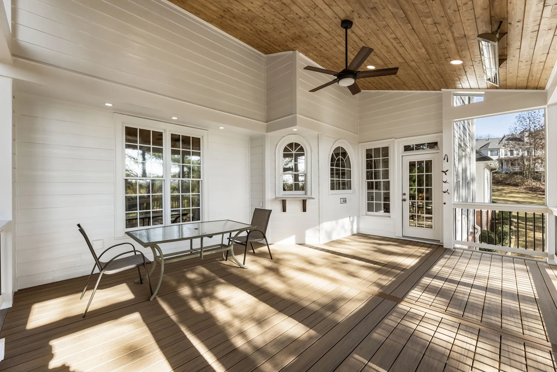 Covered deck in Cumming, GA by HomeVantage