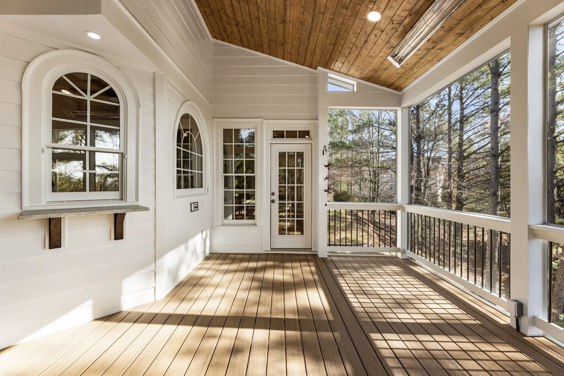 Covered deck in Cumming, GA by HomeVantage