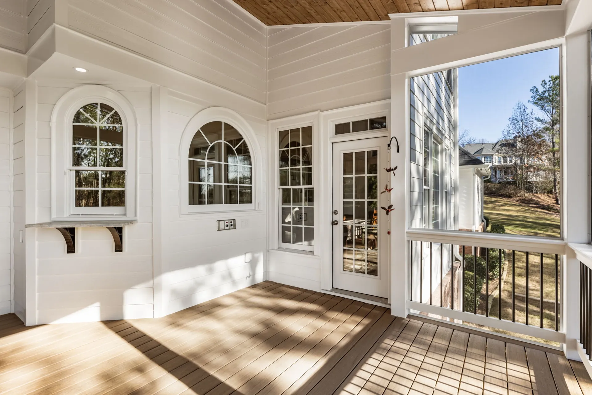 Covered deck in Cumming, GA by HomeVantage