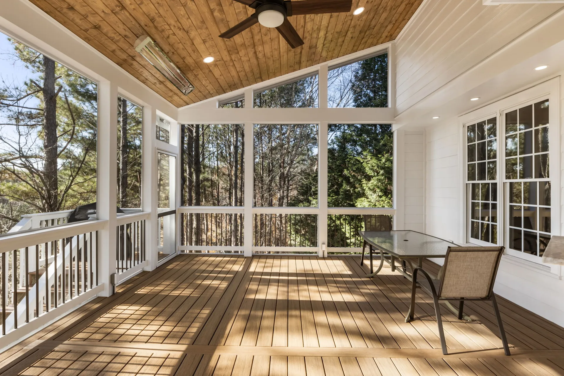 Covered deck in Cumming, GA by HomeVantage