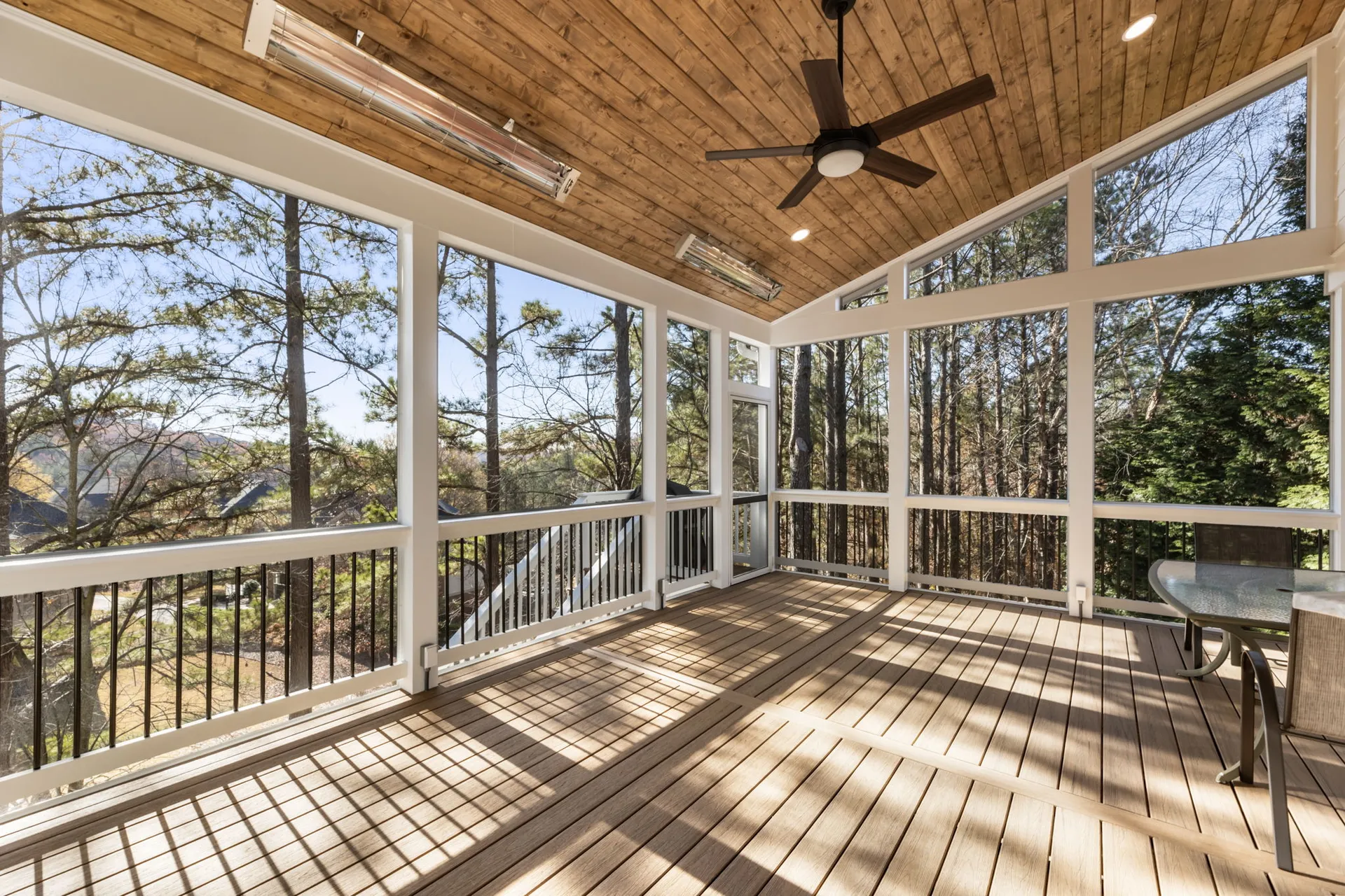 Covered deck in Cumming, GA by HomeVantage