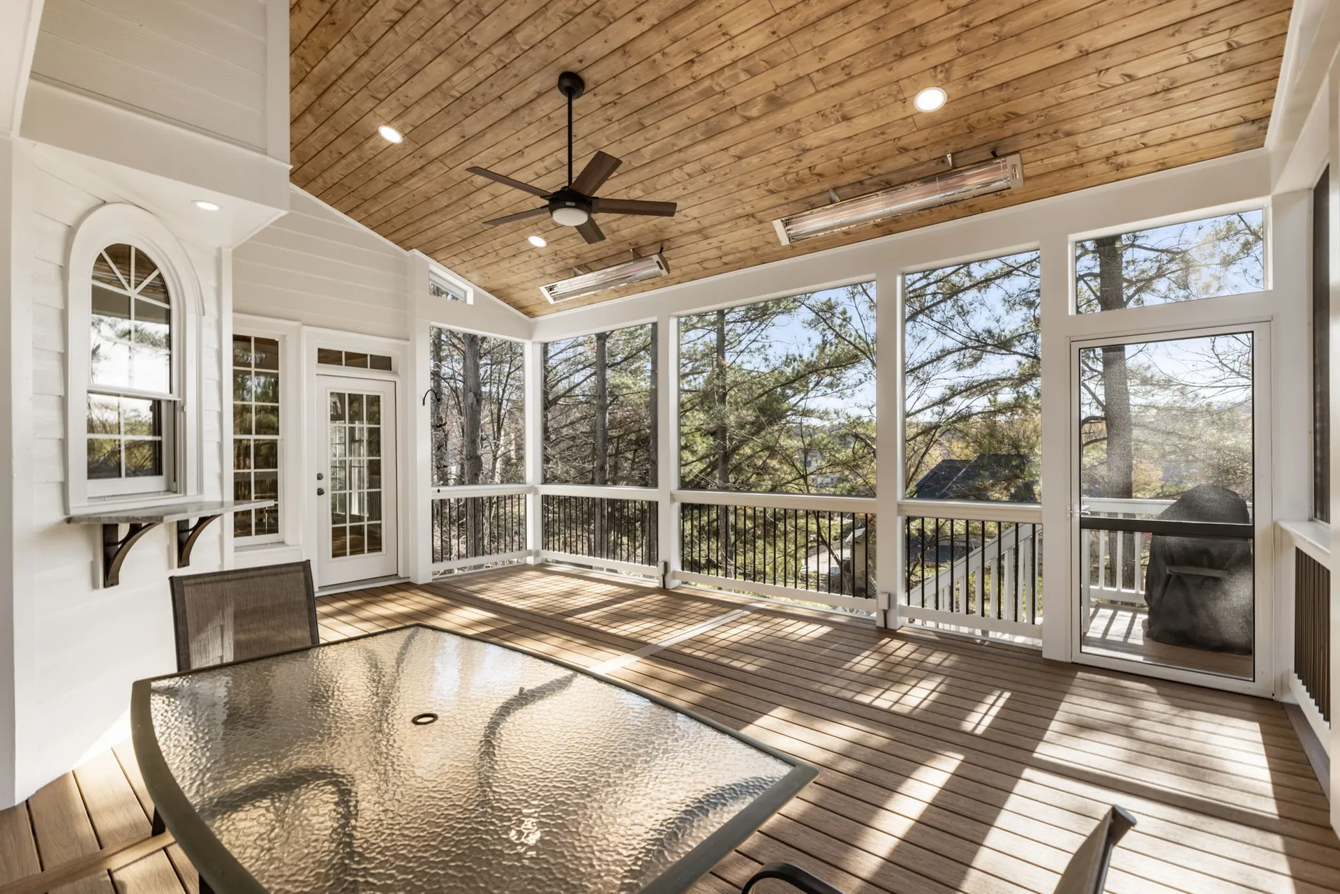 Covered deck in Cumming, GA by HomeVantage