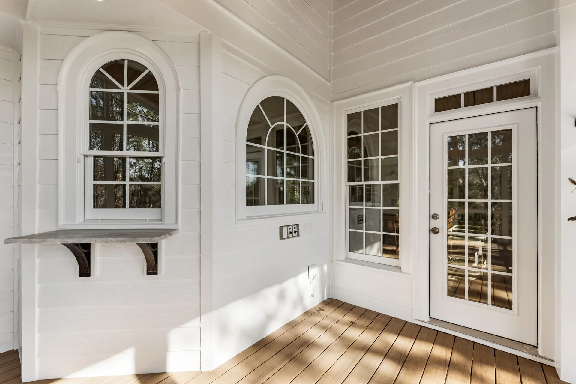 Covered deck in Cumming, GA by HomeVantage