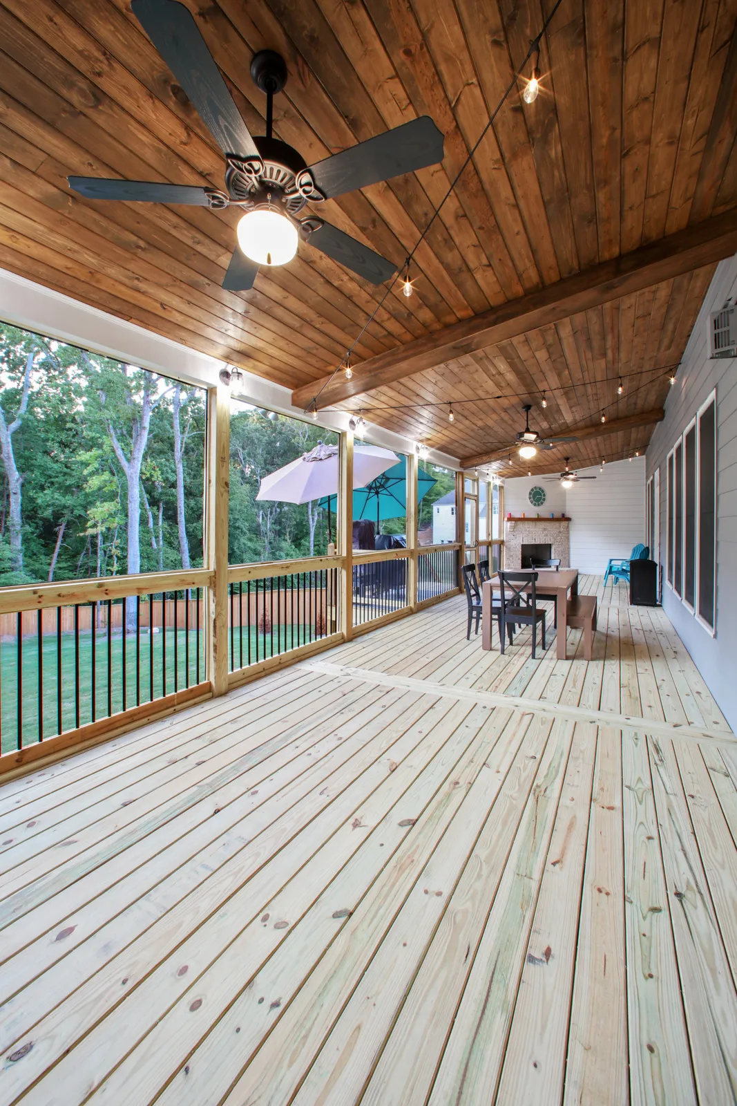 Covered deck in Cumming, GA by HomeVantage