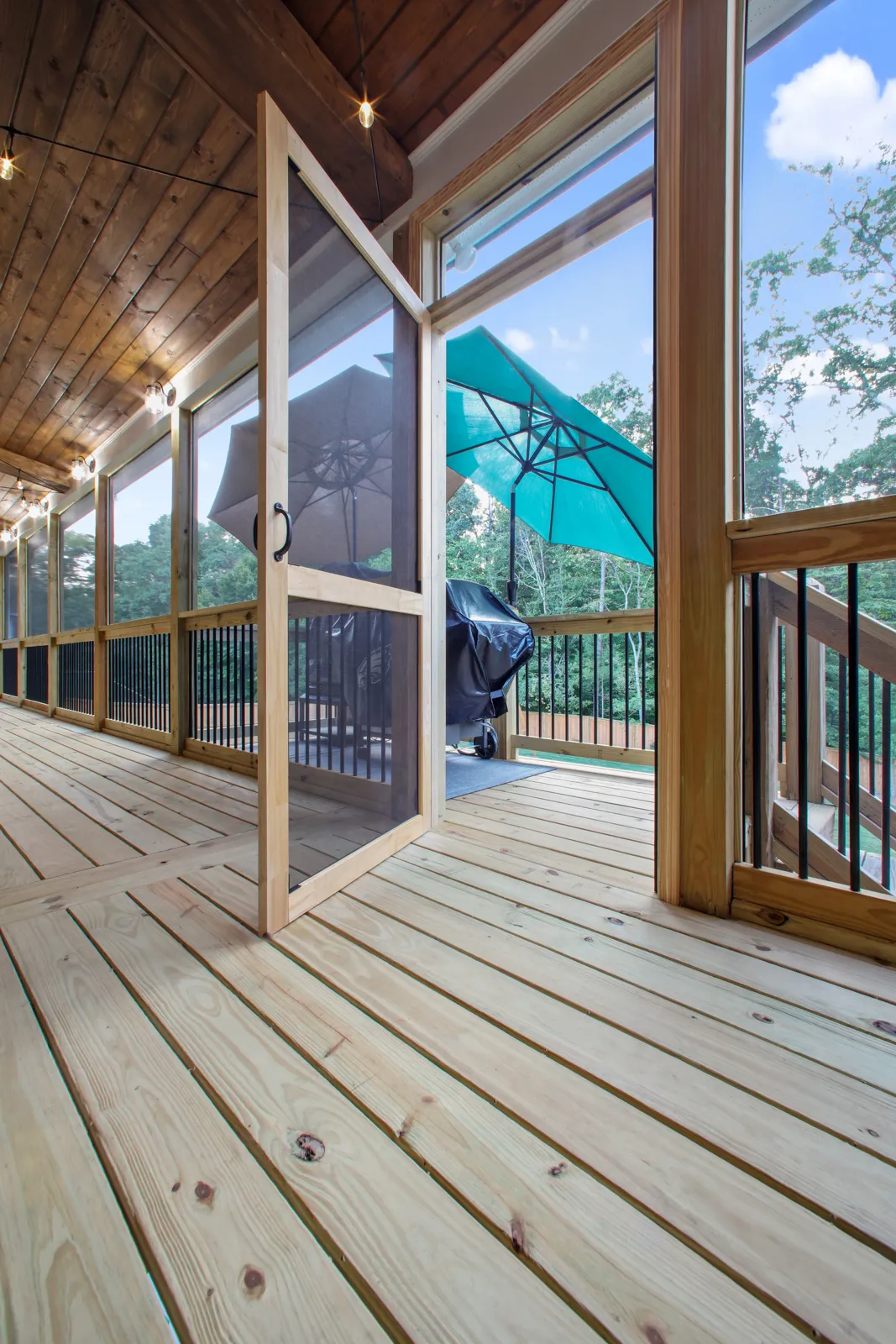 Covered deck in Cumming, GA by HomeVantage