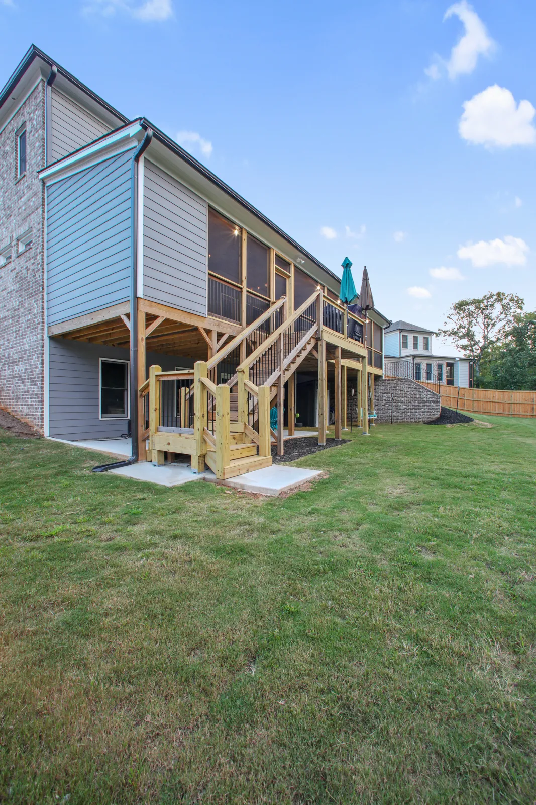 Covered deck in Cumming, GA by HomeVantage