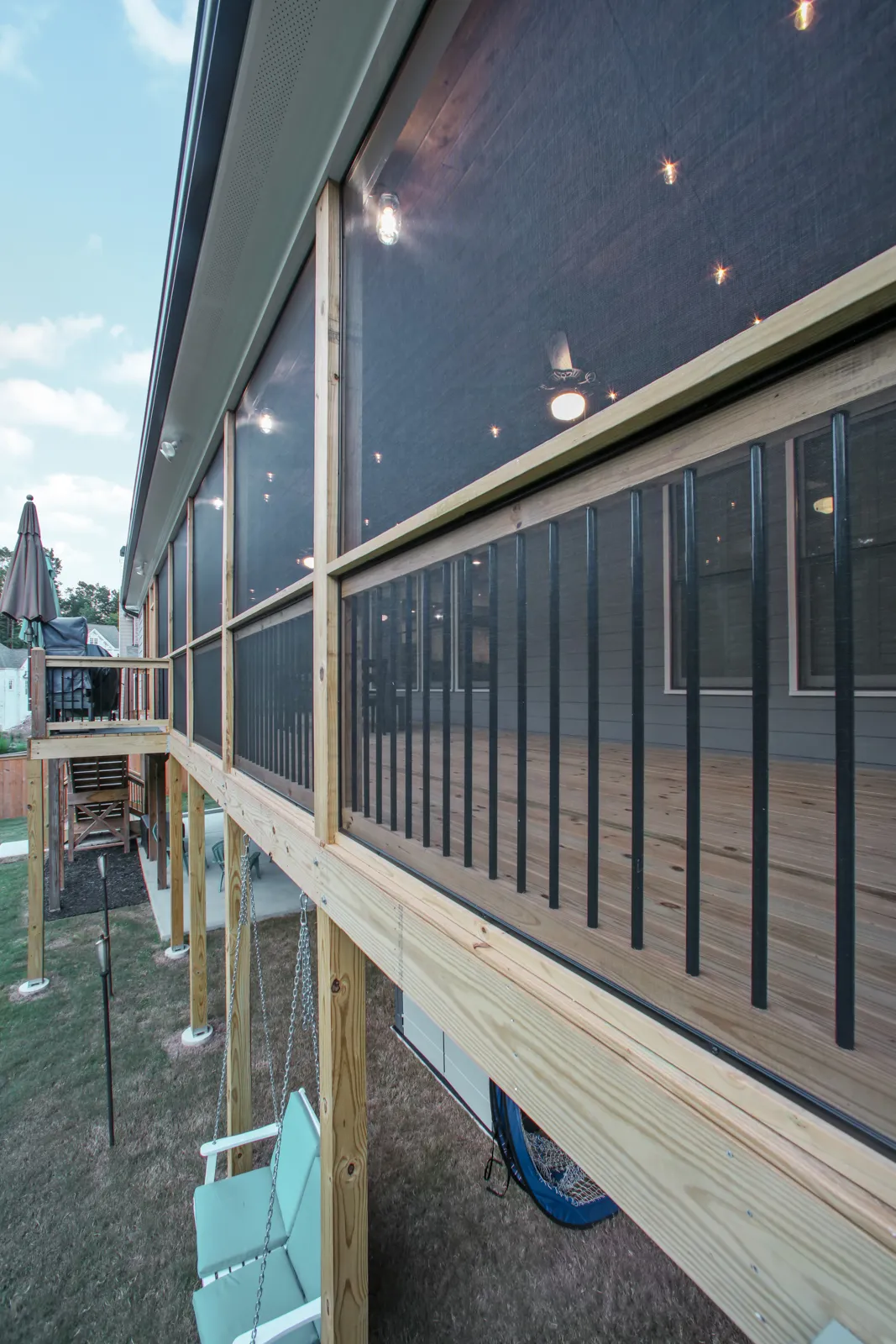 Covered deck in Cumming, GA by HomeVantage