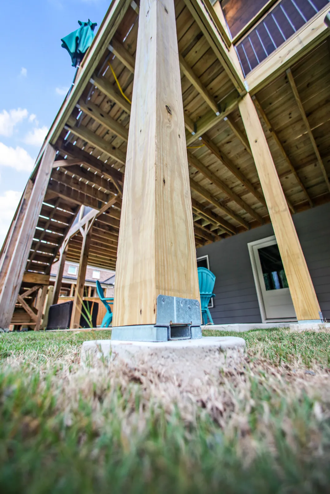 Covered deck in Cumming, GA by HomeVantage