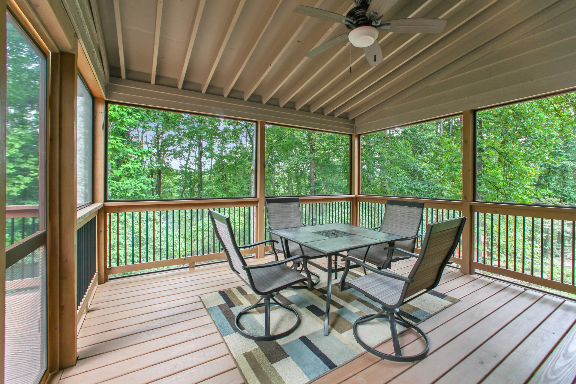 Covered deck in Roswell, GA by HomeVantage