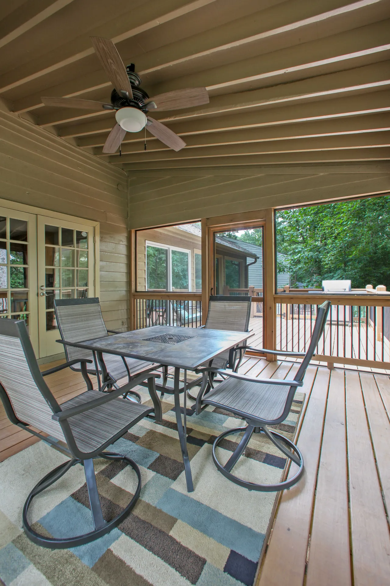 Covered deck in Roswell, GA by HomeVantage