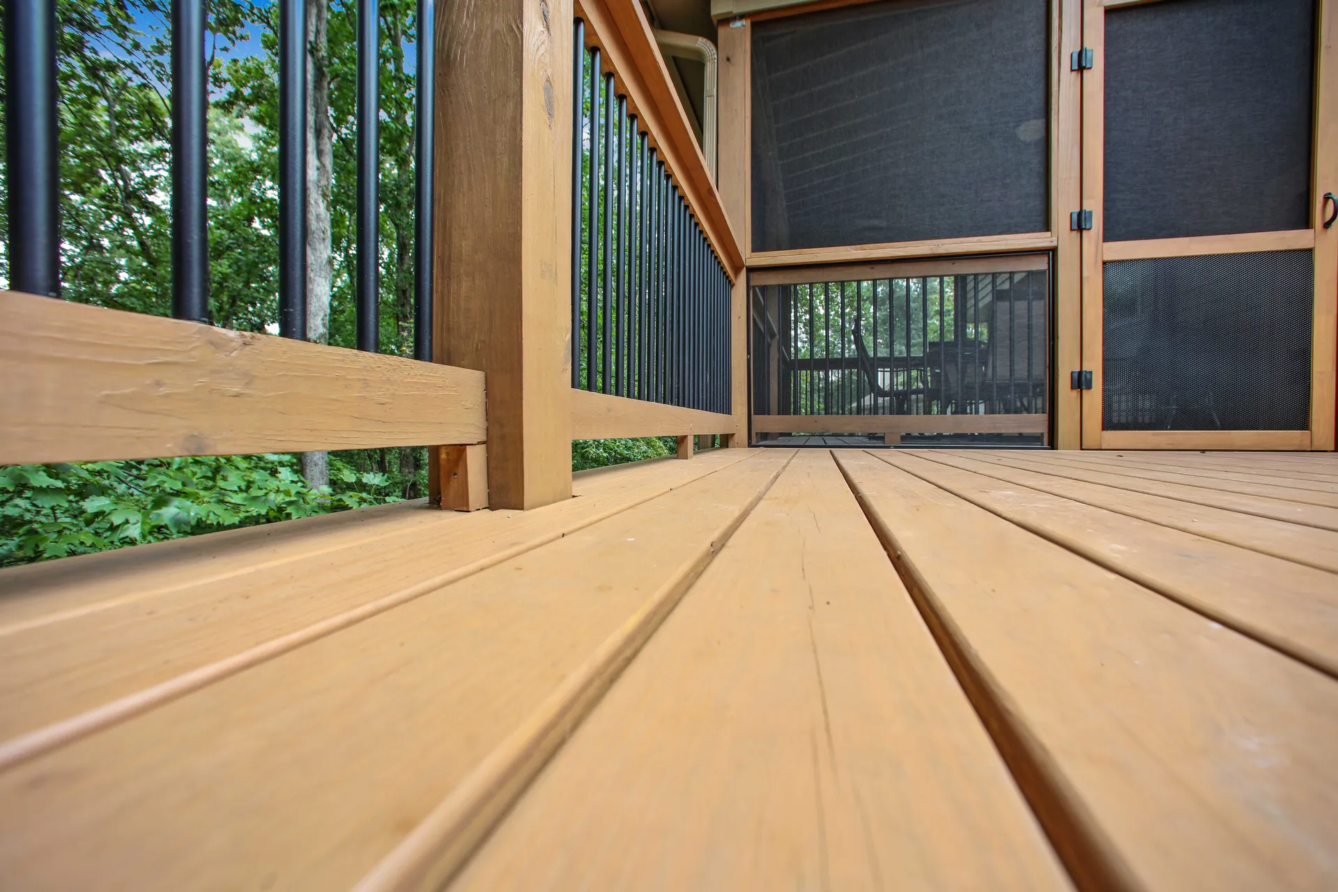 Covered deck in Roswell, GA by HomeVantage