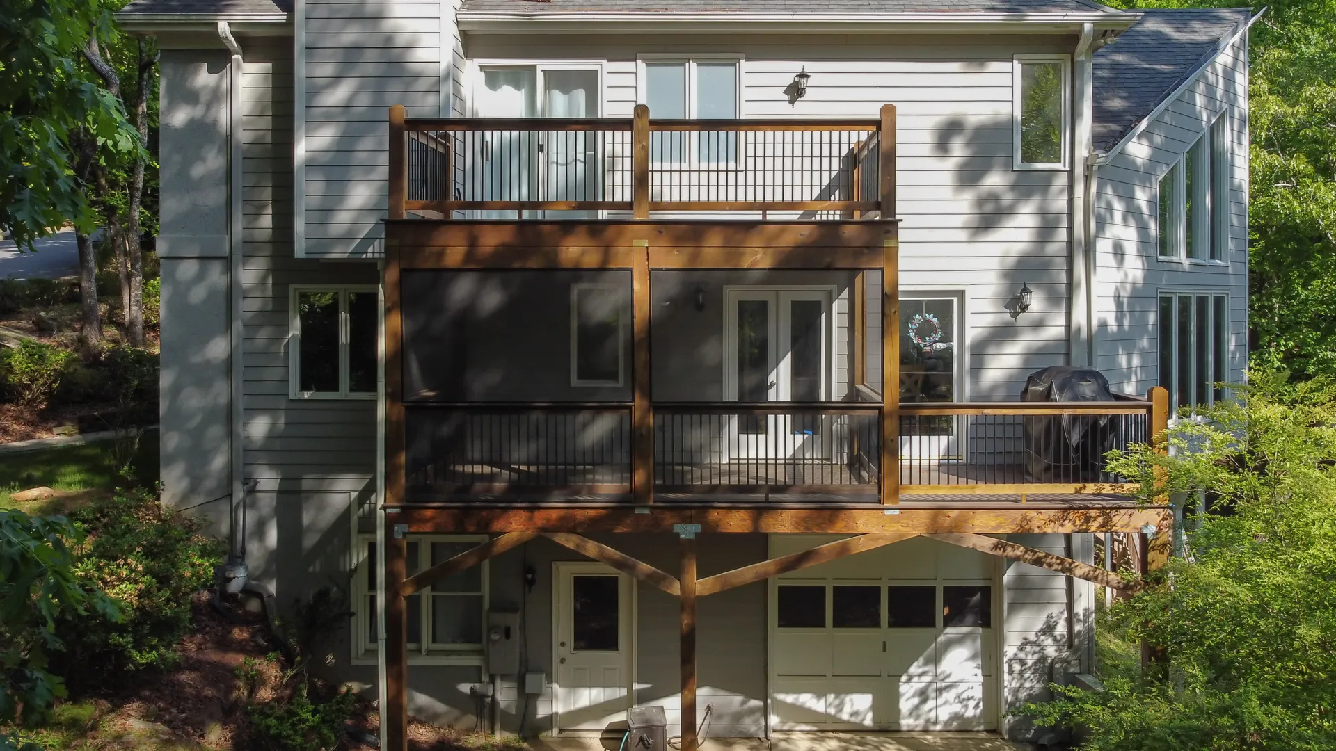 Covered deck in Roswell, GA by HomeVantage