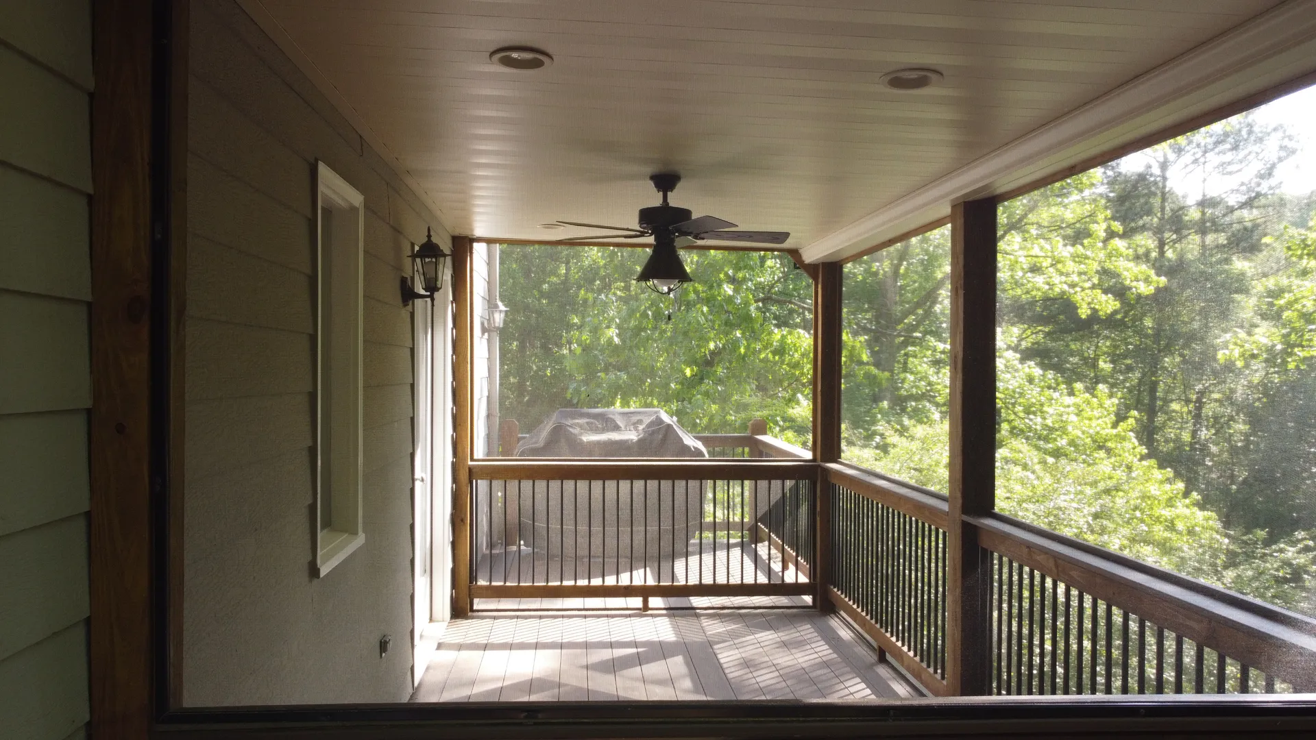 Covered deck in Roswell, GA by HomeVantage