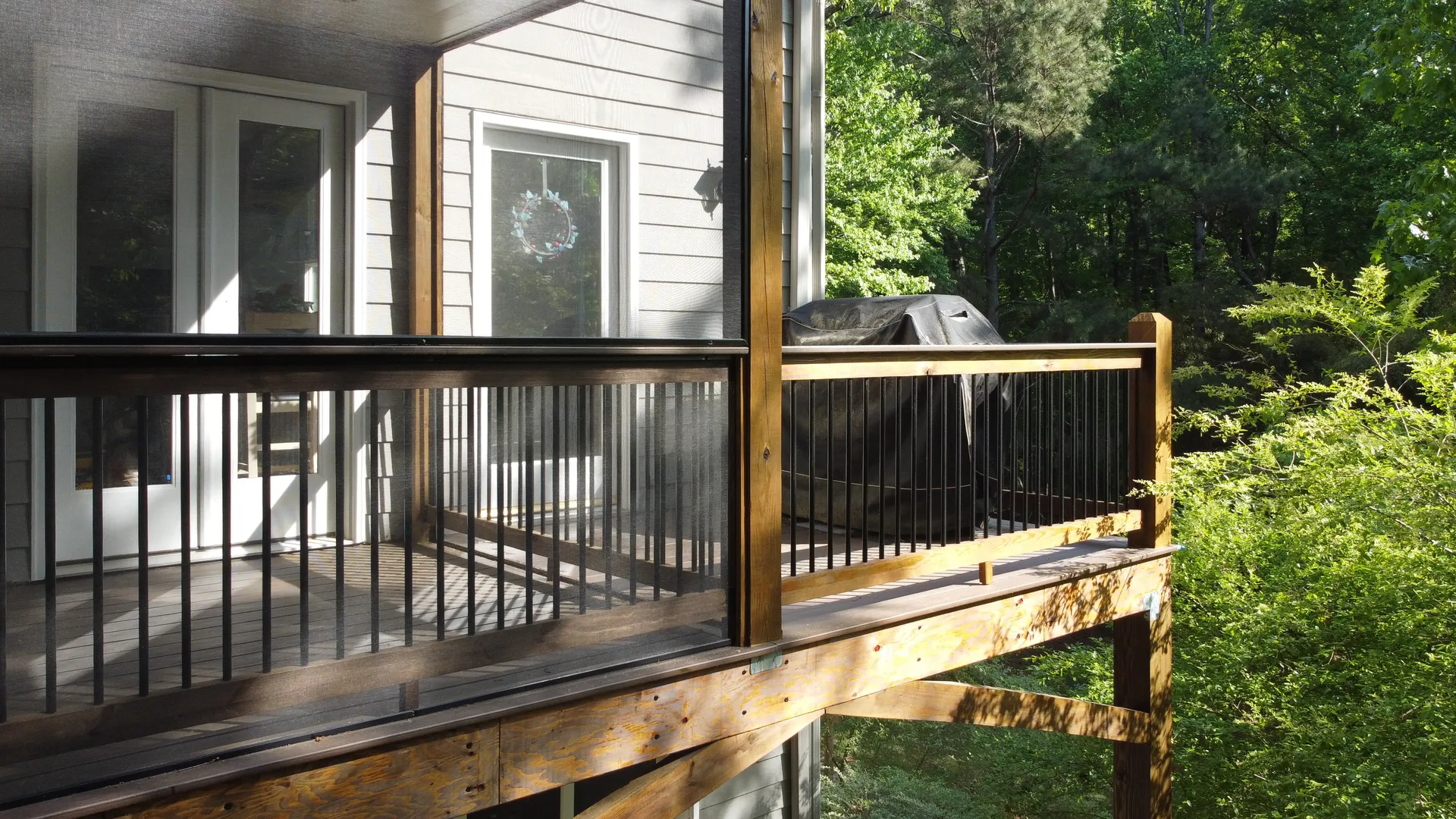Covered deck in Roswell, GA by HomeVantage