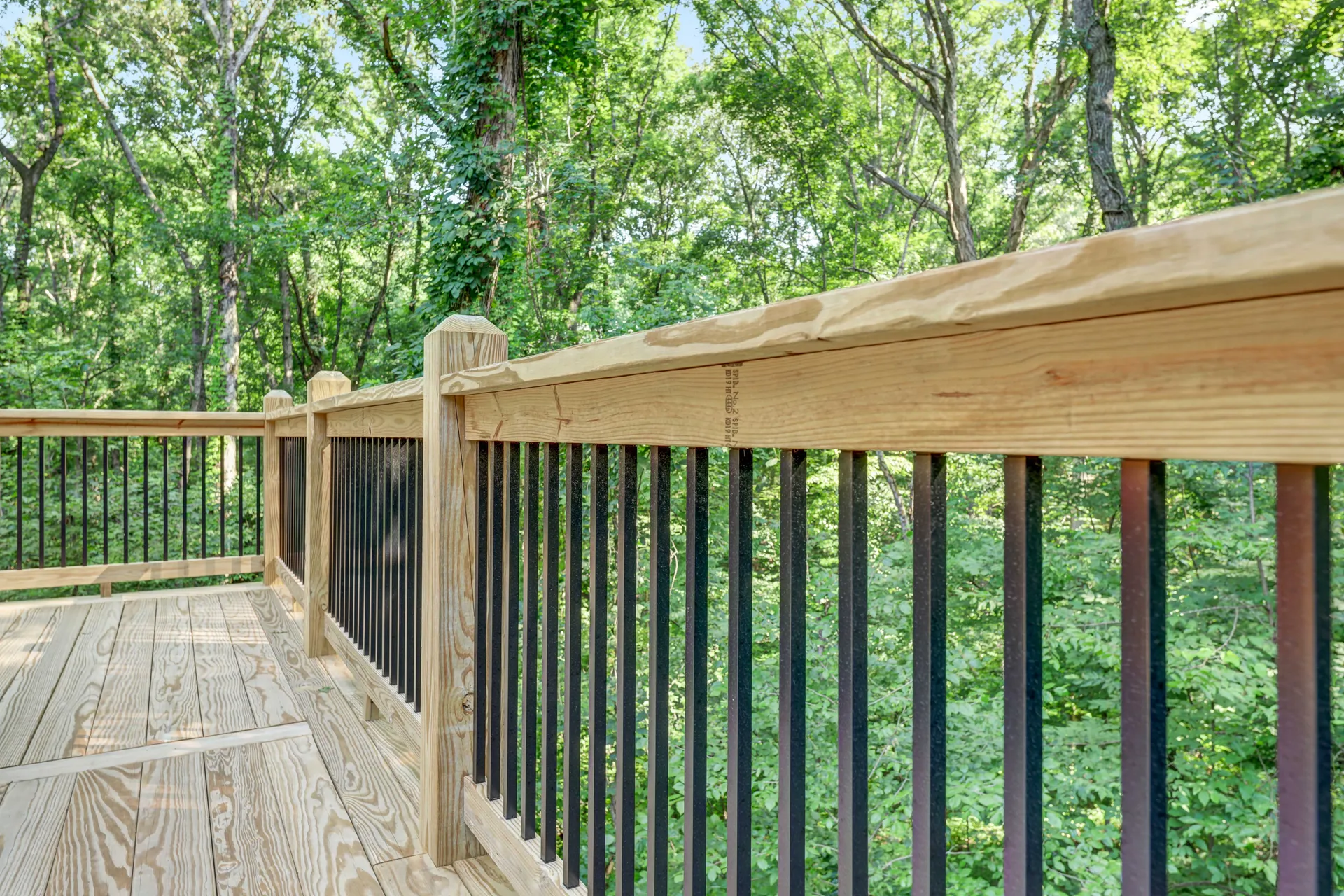 Covered deck in Sandy Springs, GA by HomeVantage