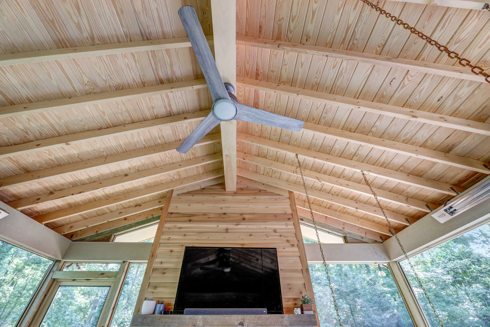 Covered deck in Sandy Springs, GA by HomeVantage
