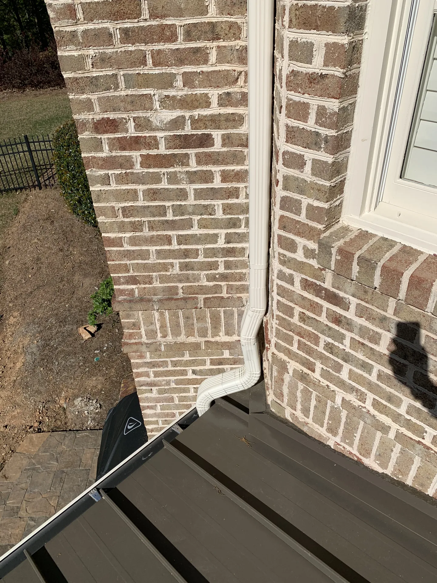 Covered patio in Roswell, GA by HomeVantage
