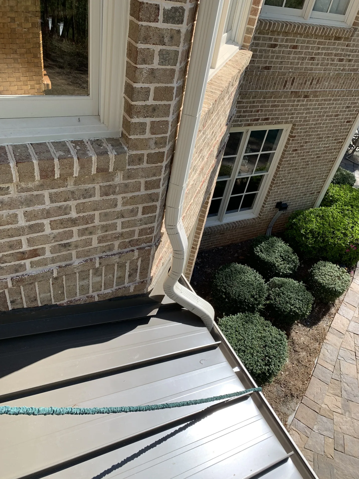 Covered patio in Roswell, GA by HomeVantage