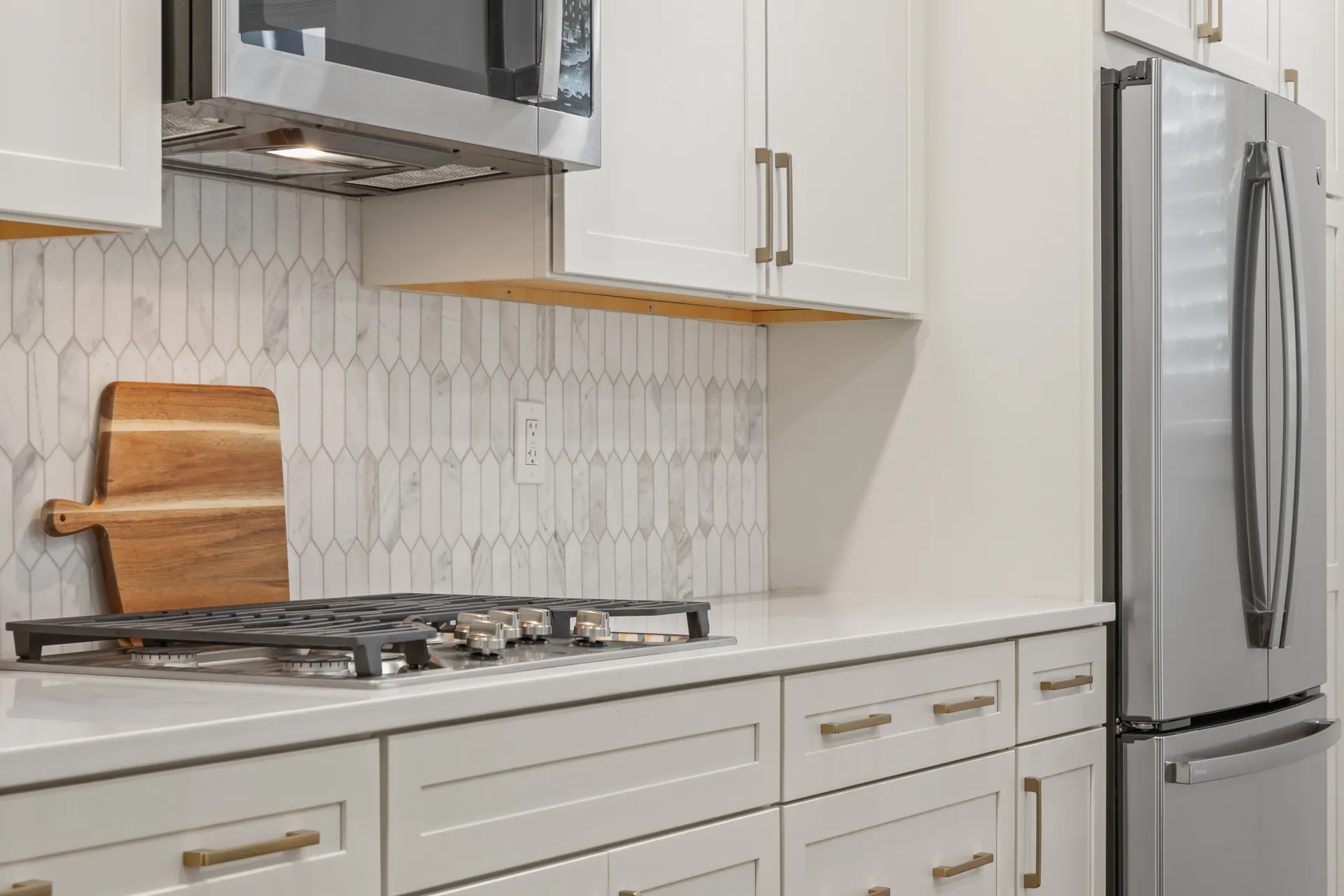 Open kitchen remodel with custom cabinetry in Duluth, GA by HomeVantage