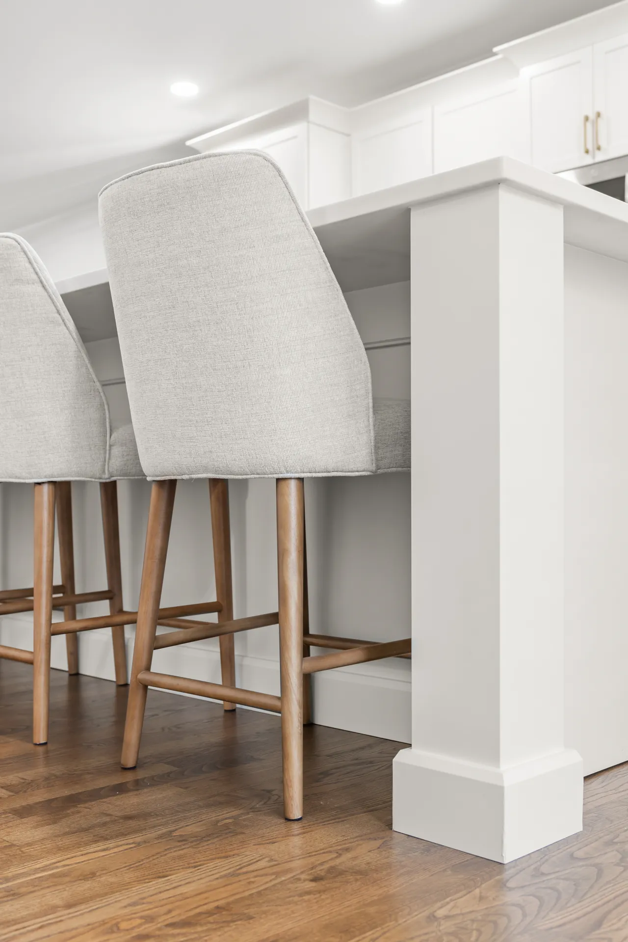 Kitchen island — Duluth kitchen remodel by HomeVantage