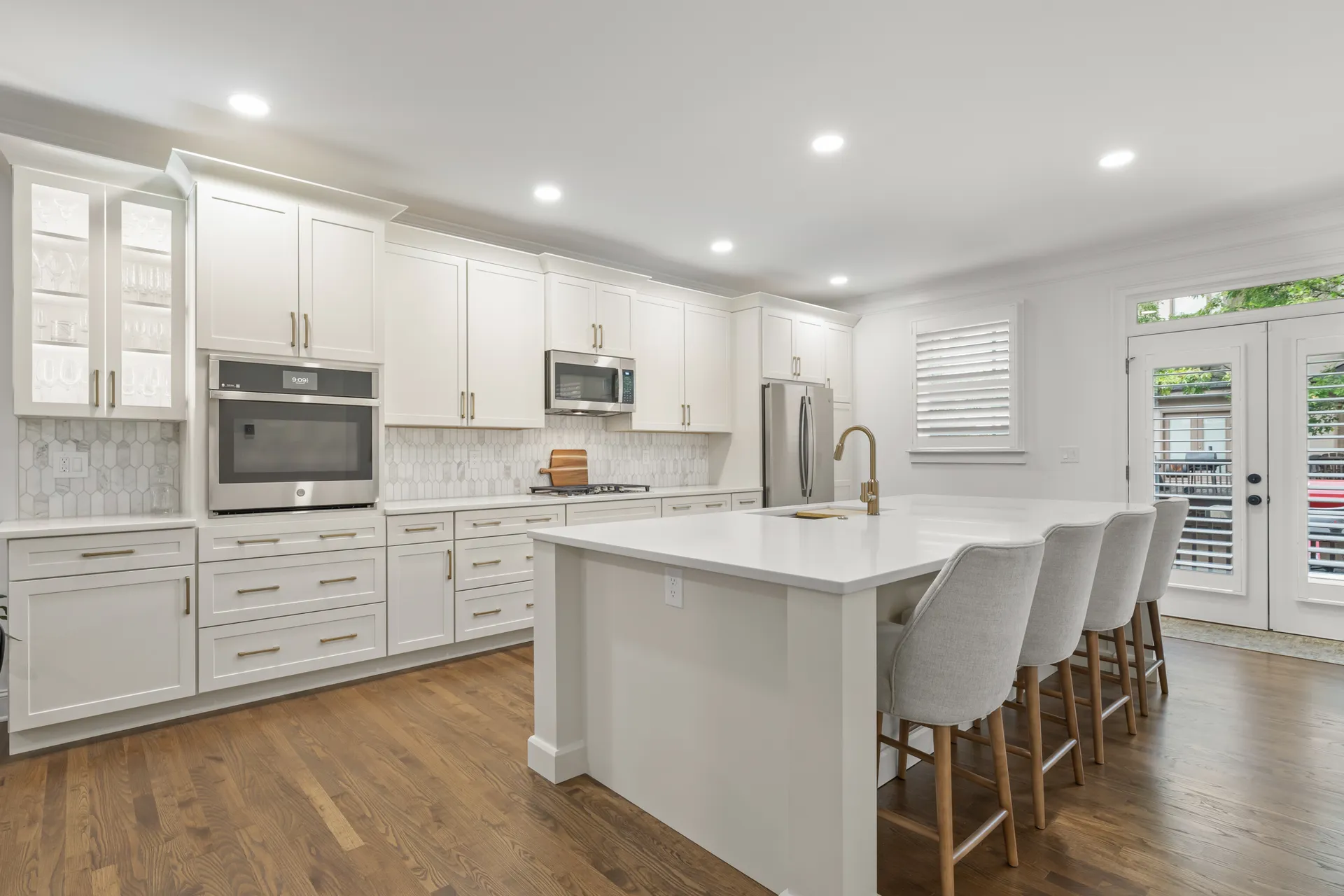 Kitchen island — Duluth kitchen remodel by HomeVantage