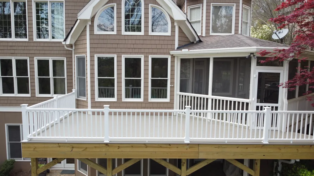Multi-level open deck in Alpharetta, GA by HomeVantage