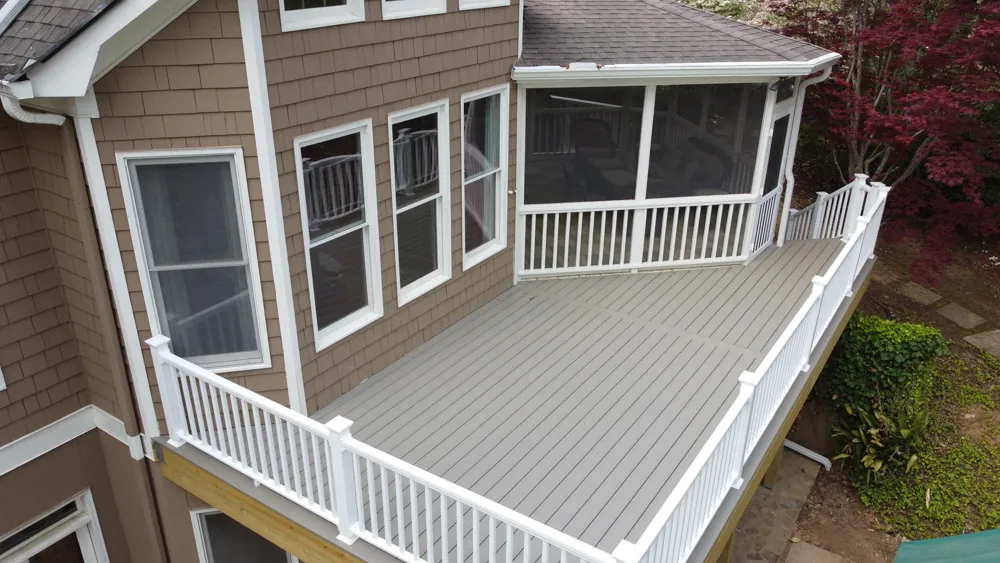 Multi-level open deck in Alpharetta, GA by HomeVantage