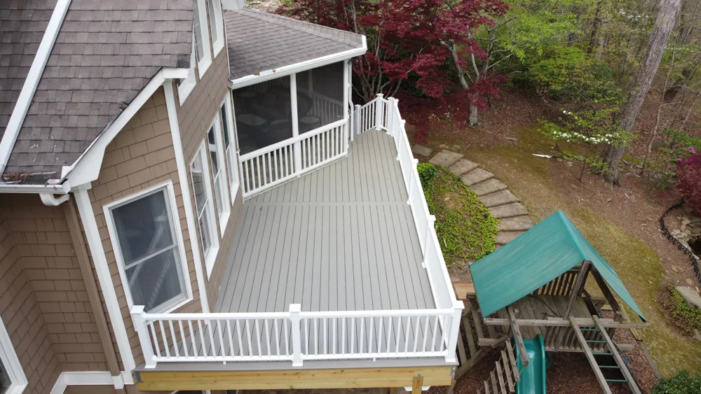 Multi-level open deck in Alpharetta, GA by HomeVantage