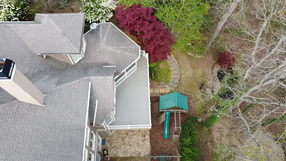 Multi-level open deck in Milton, GA by HomeVantage