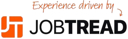JobTread logo with the tagline "Experience driven by" emphasizing project management software for home renovations and centralized communication.